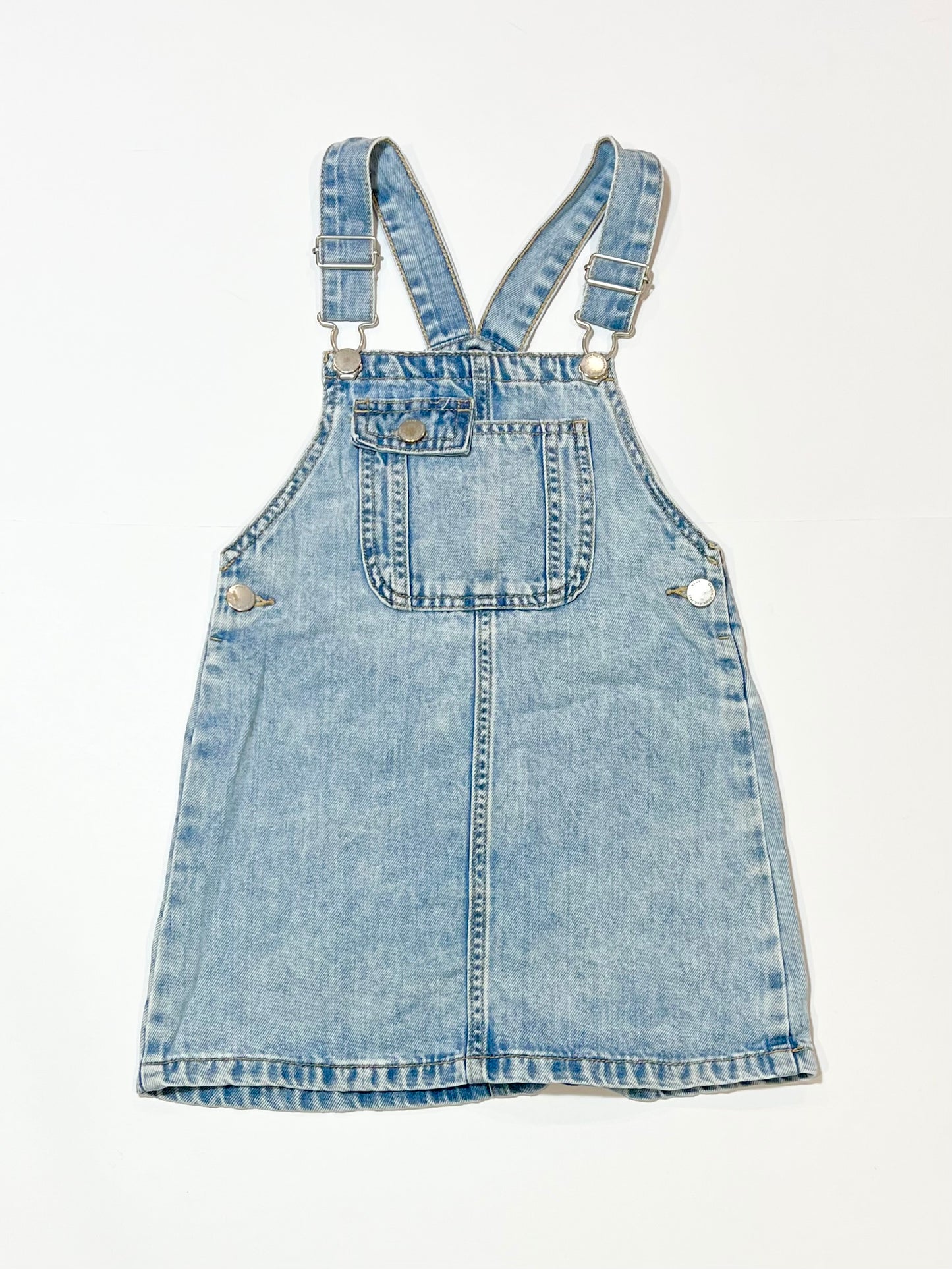 Denim pinafore - Size 4-5