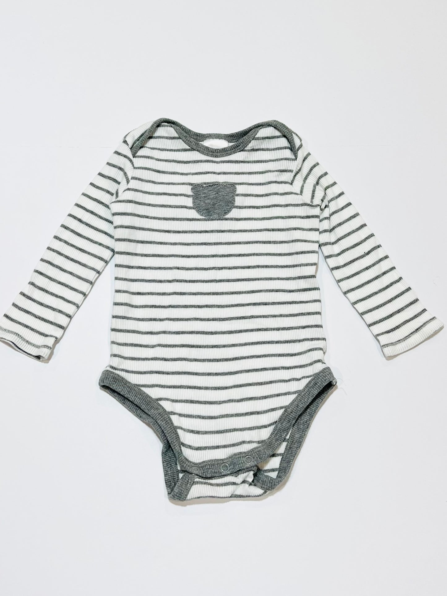 Striped ribbed bodysuit - Size 00