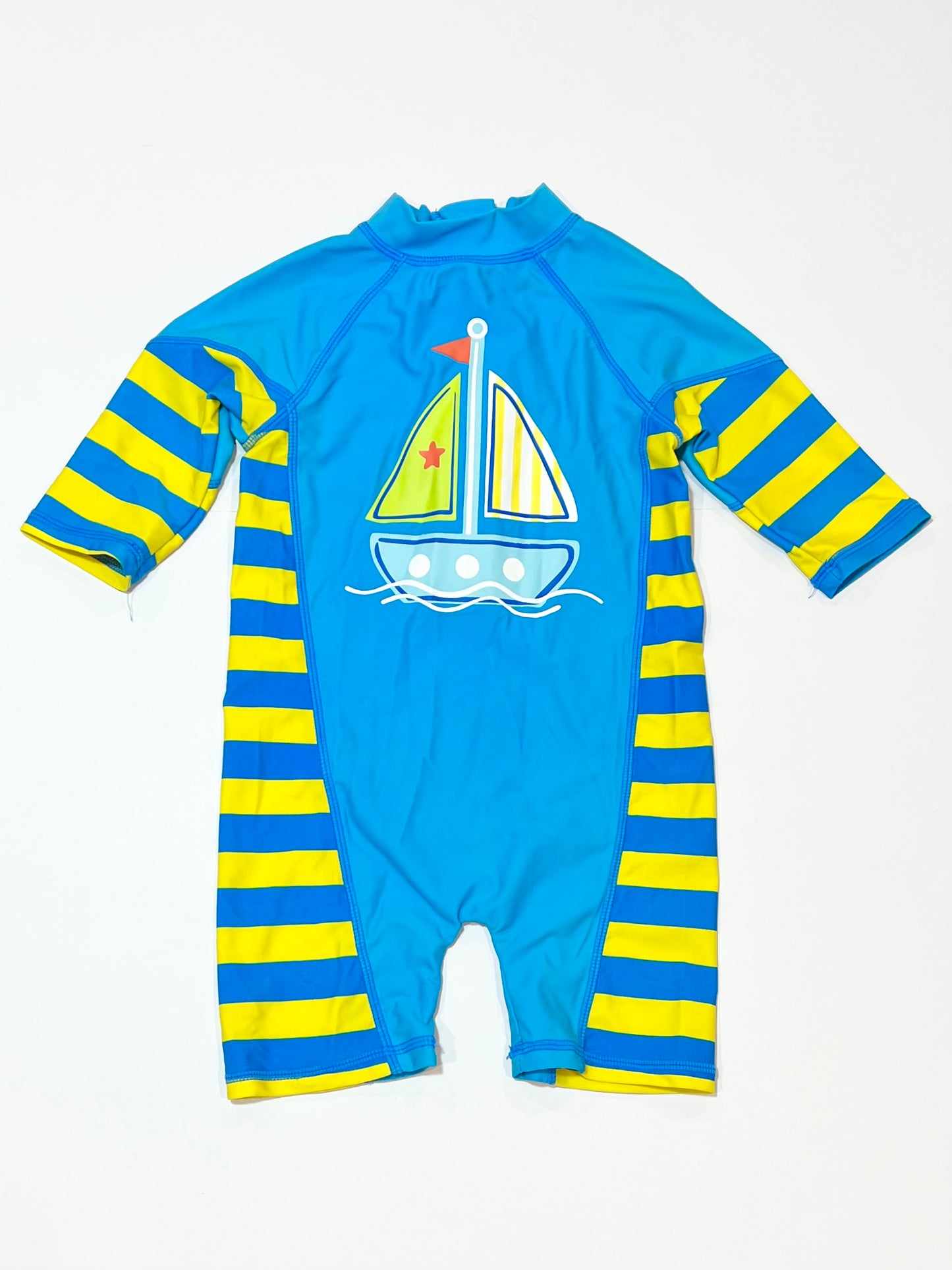 Sailboat swim suit - Size 9-12 months