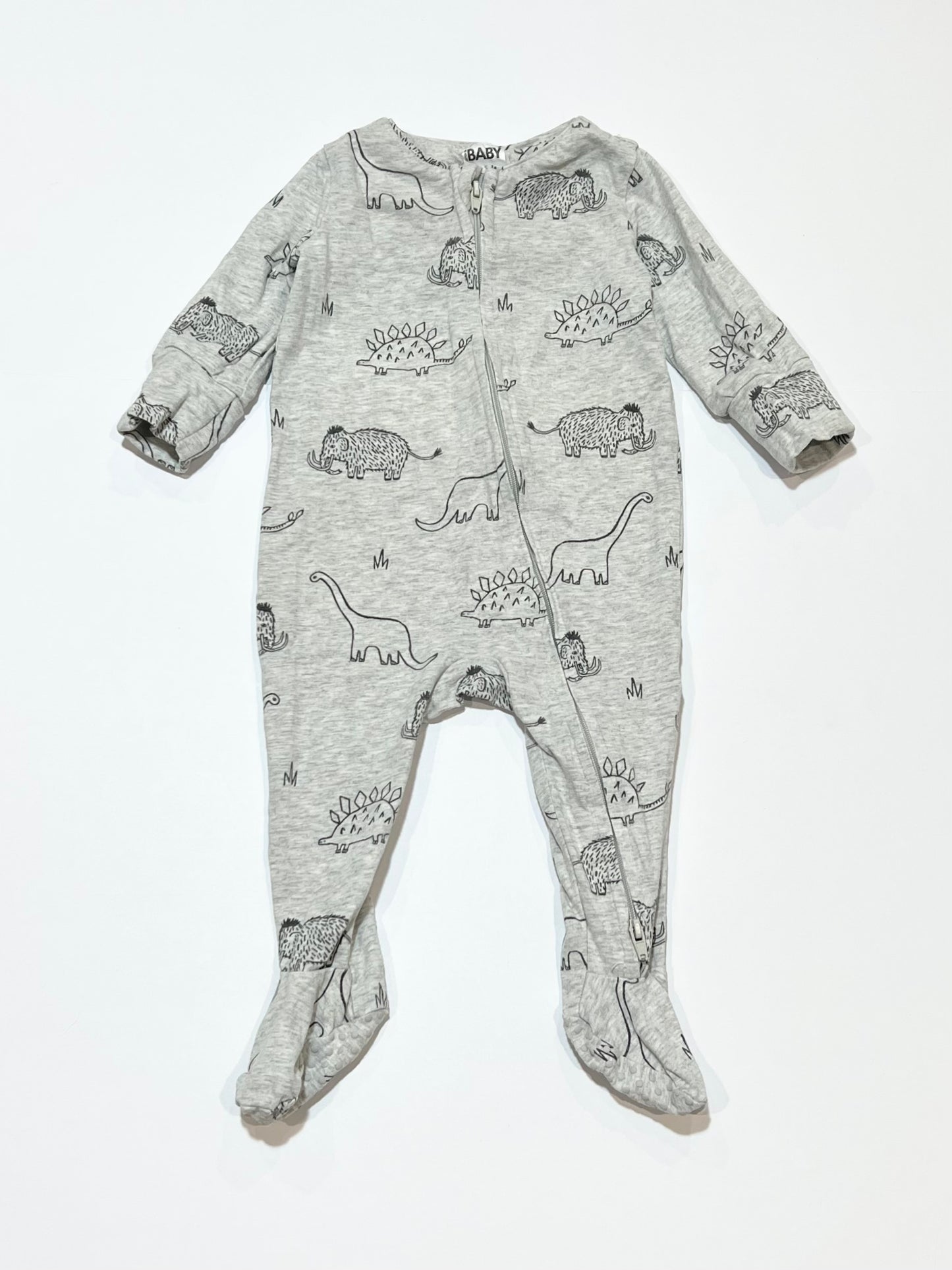 Grey zip onesie - Size 00