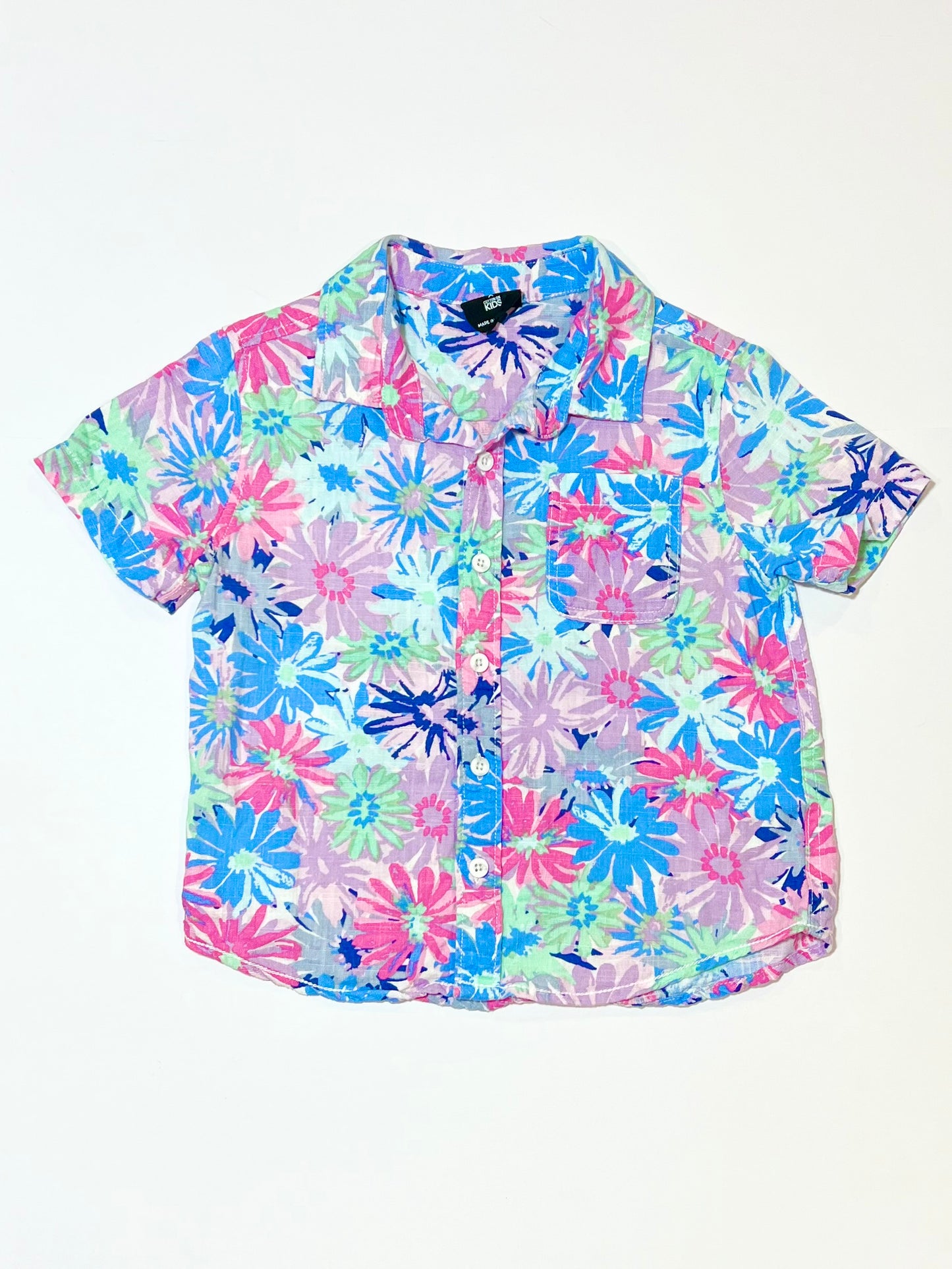 Kip & Co floral shirt - Size 4