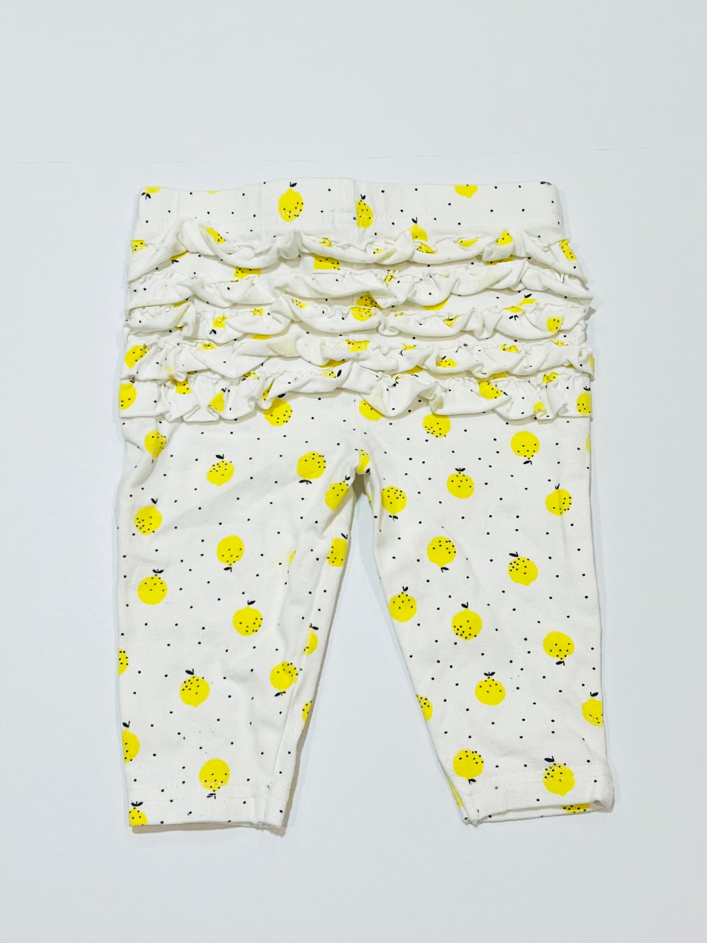 Lemon ruffle leggings - Size 00