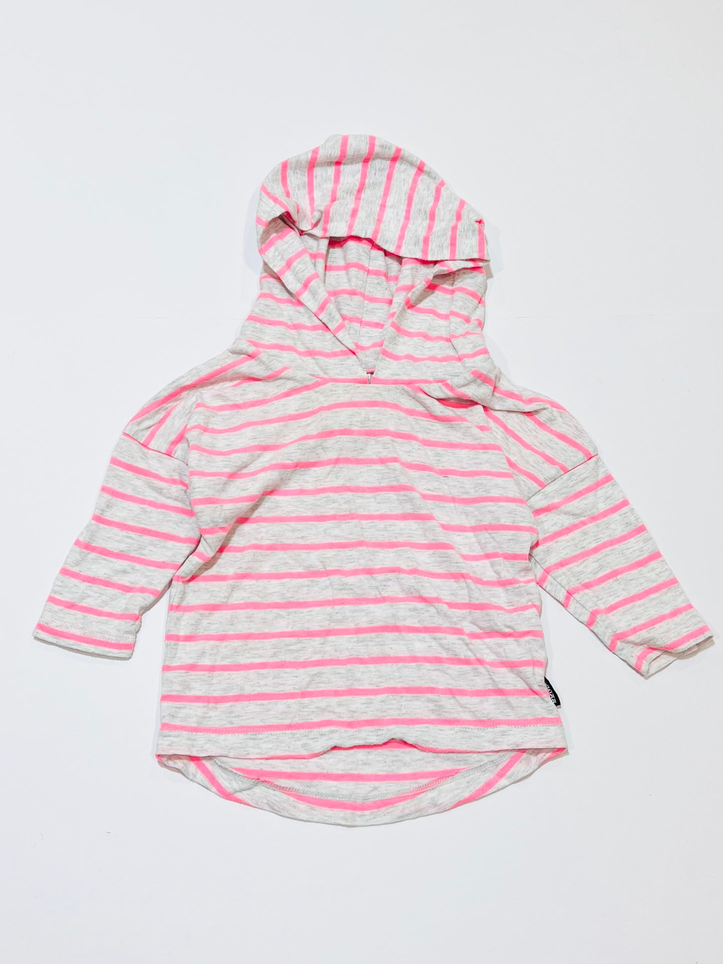 Striped hooded top - Size 00