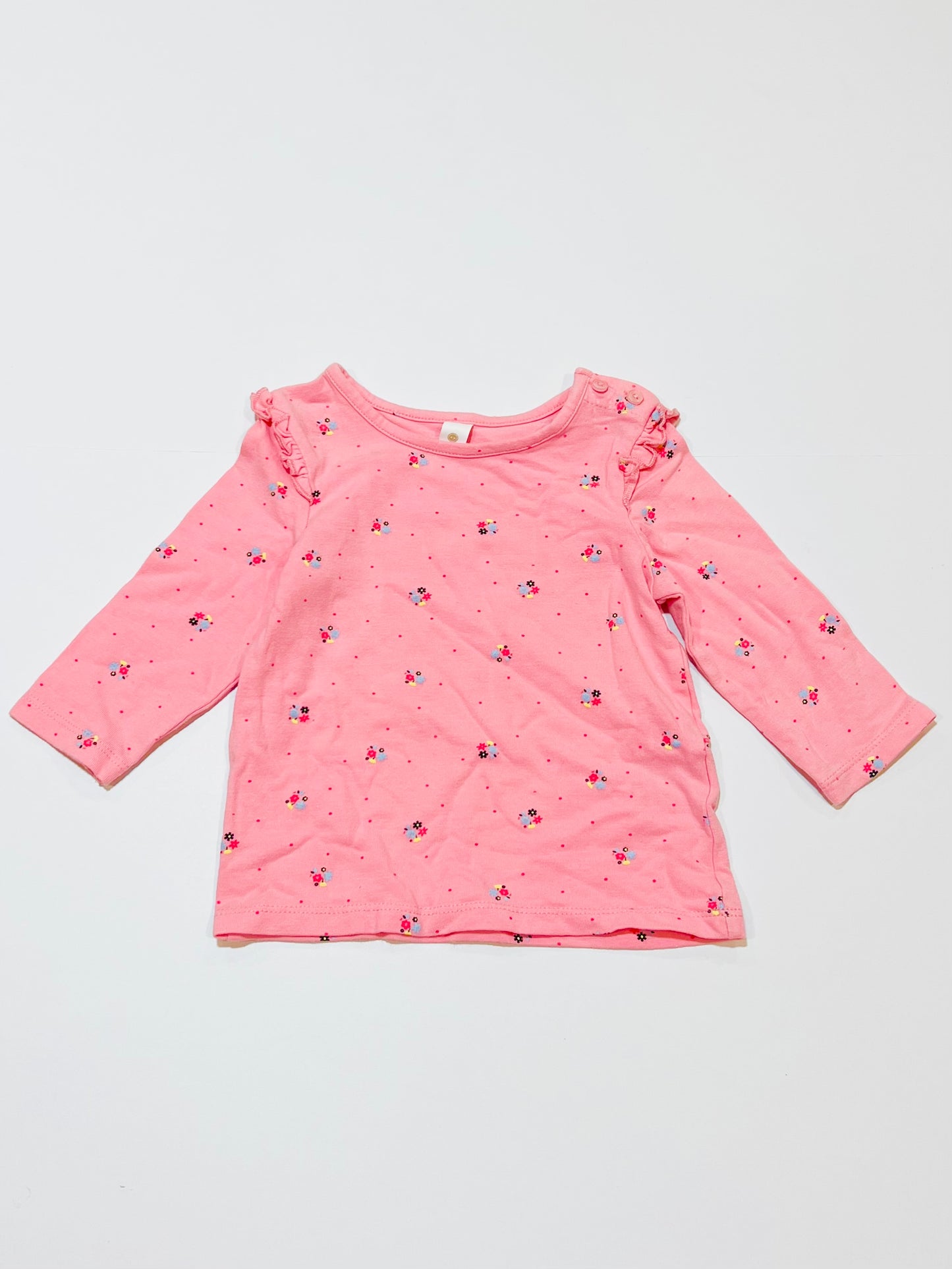 Pink floral top - Size 00