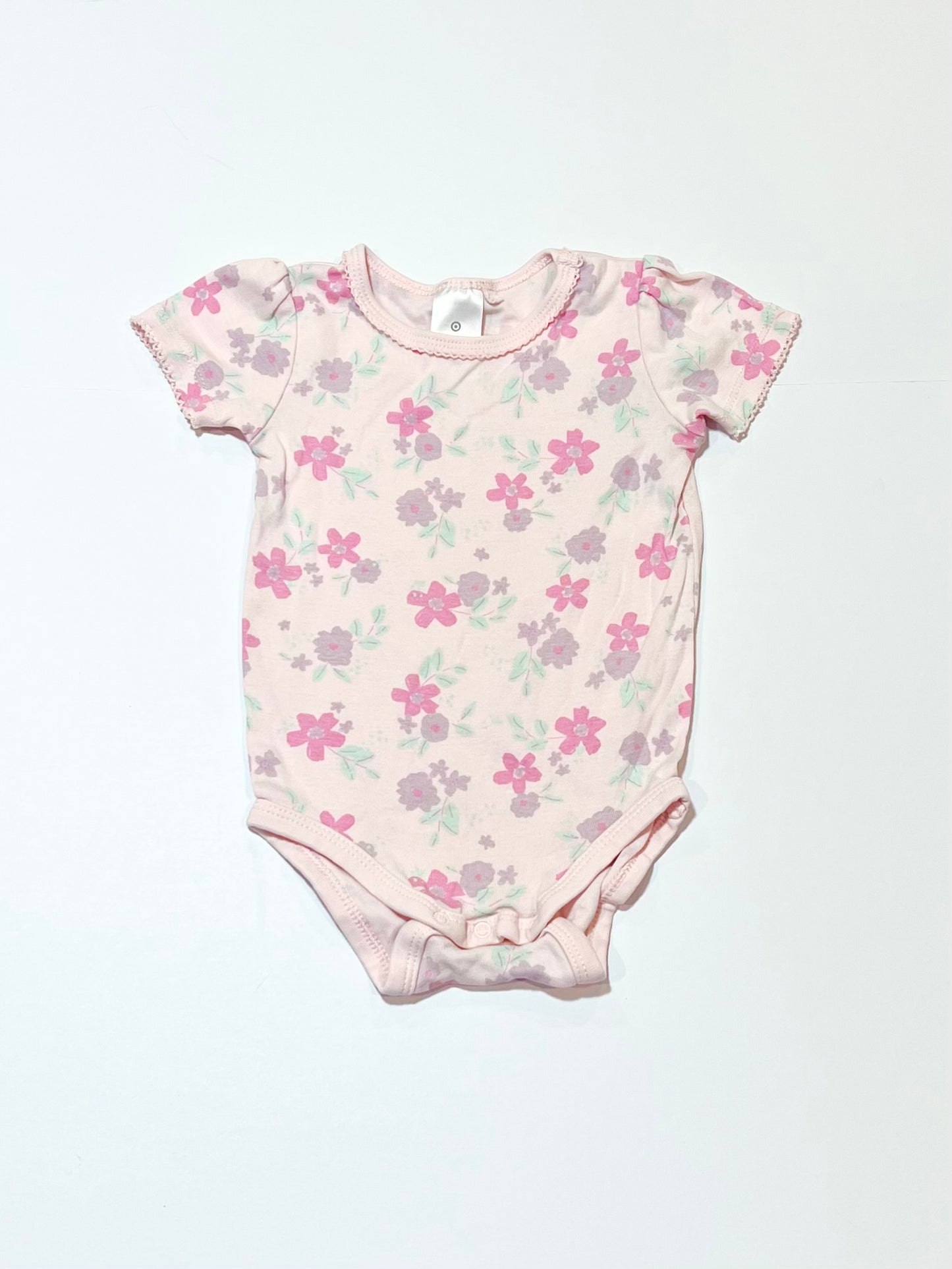 Floral ribbed bodysuit - Size 0