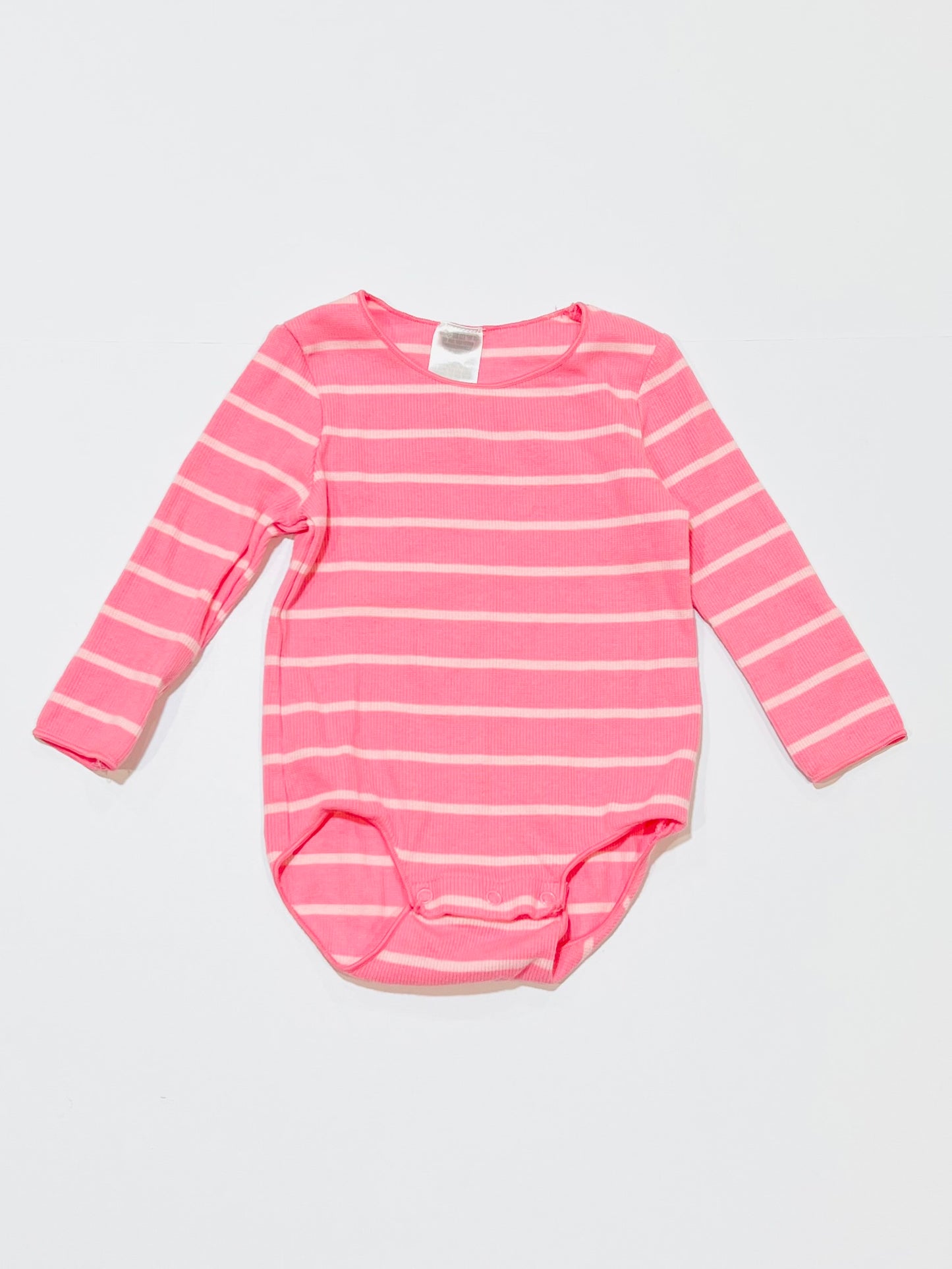 Pink ribbed bodysuit - Size 00