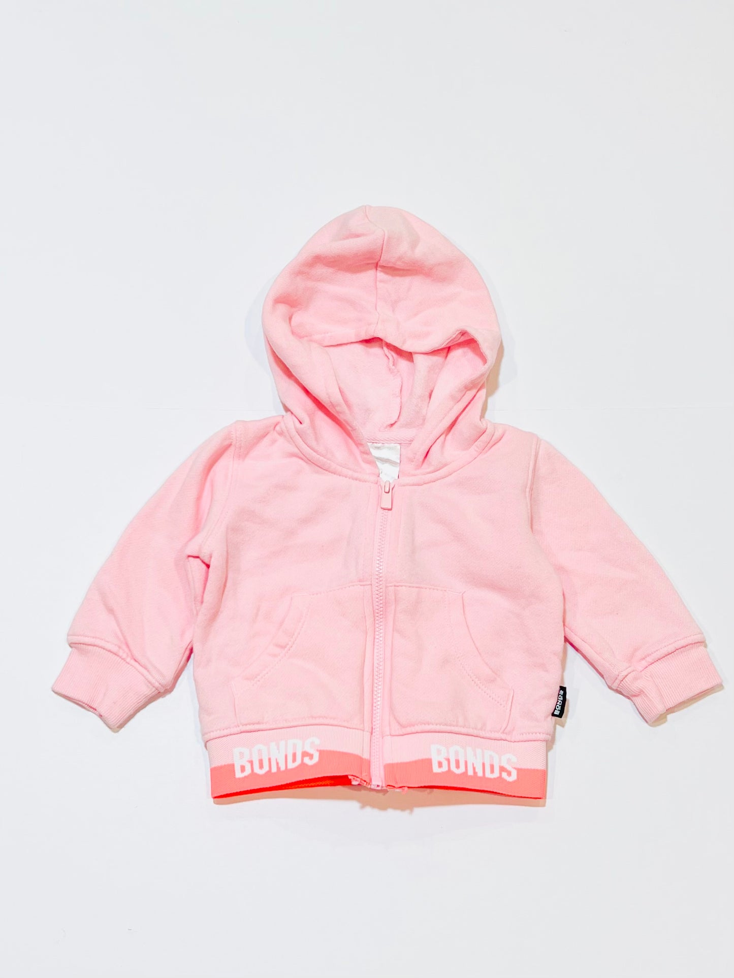 Pink zip hoodie - Size 00