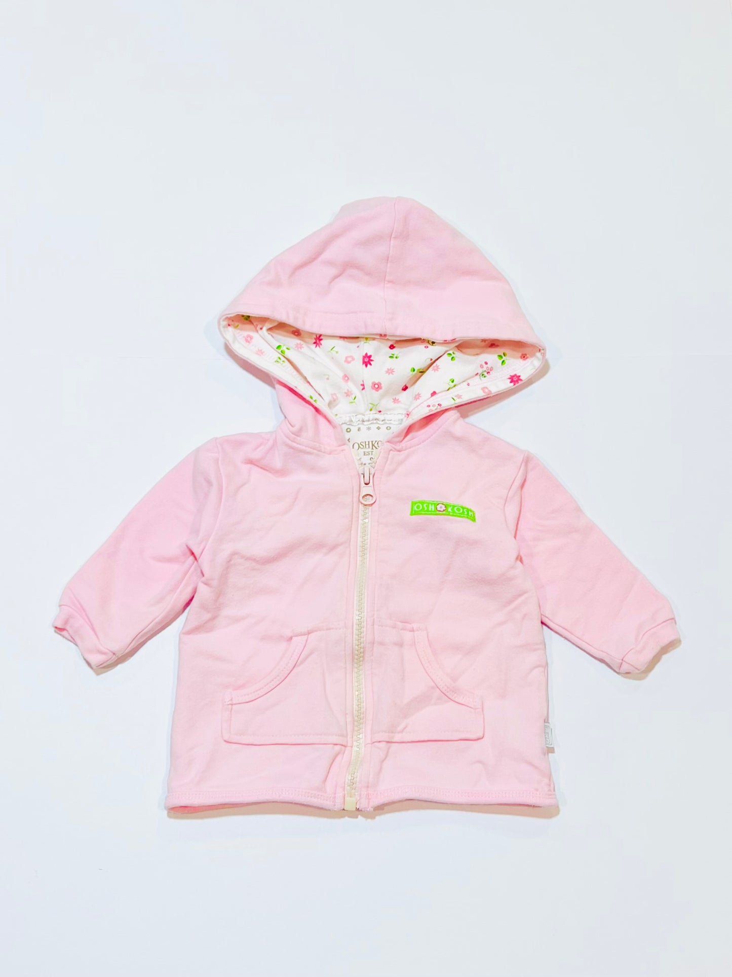 Pink zip hoodie - Size 00