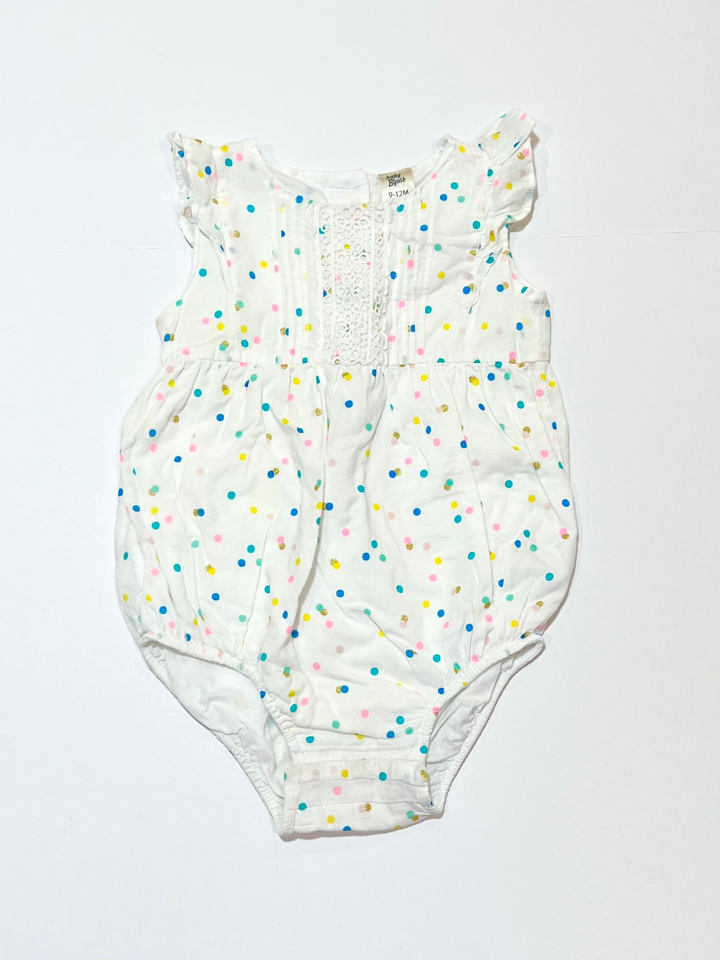 Glitter spot ropmer - Size 9-12 months