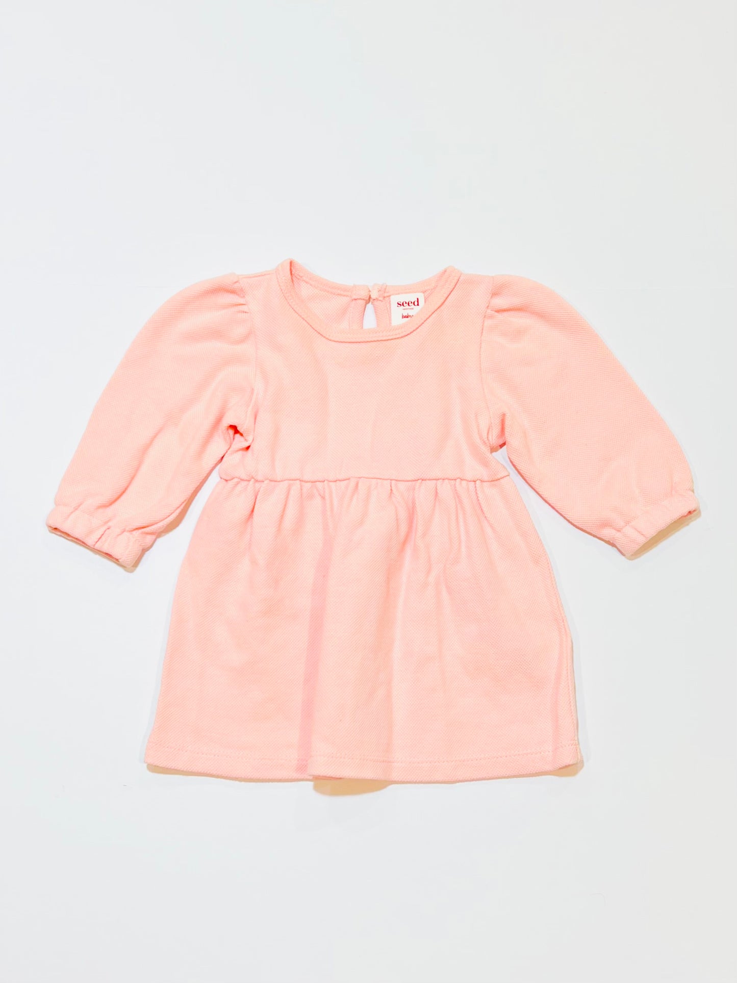 Pink waffle dress - Size 00