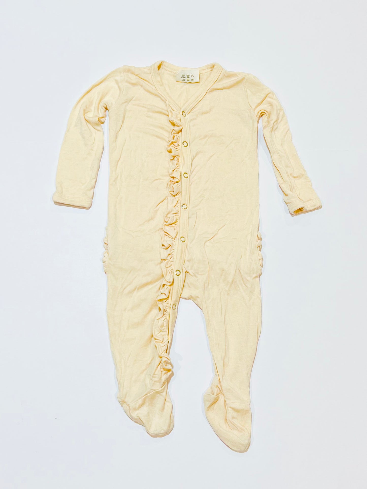 Bamboo ruffle onesie - Size 00