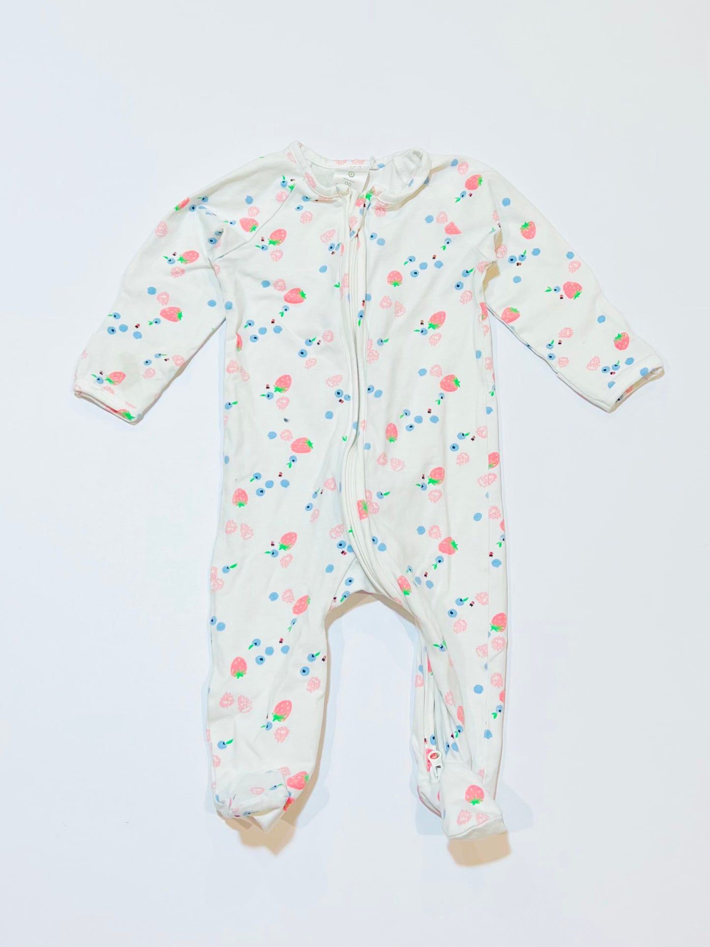 Fruit zip onesie - Size 00