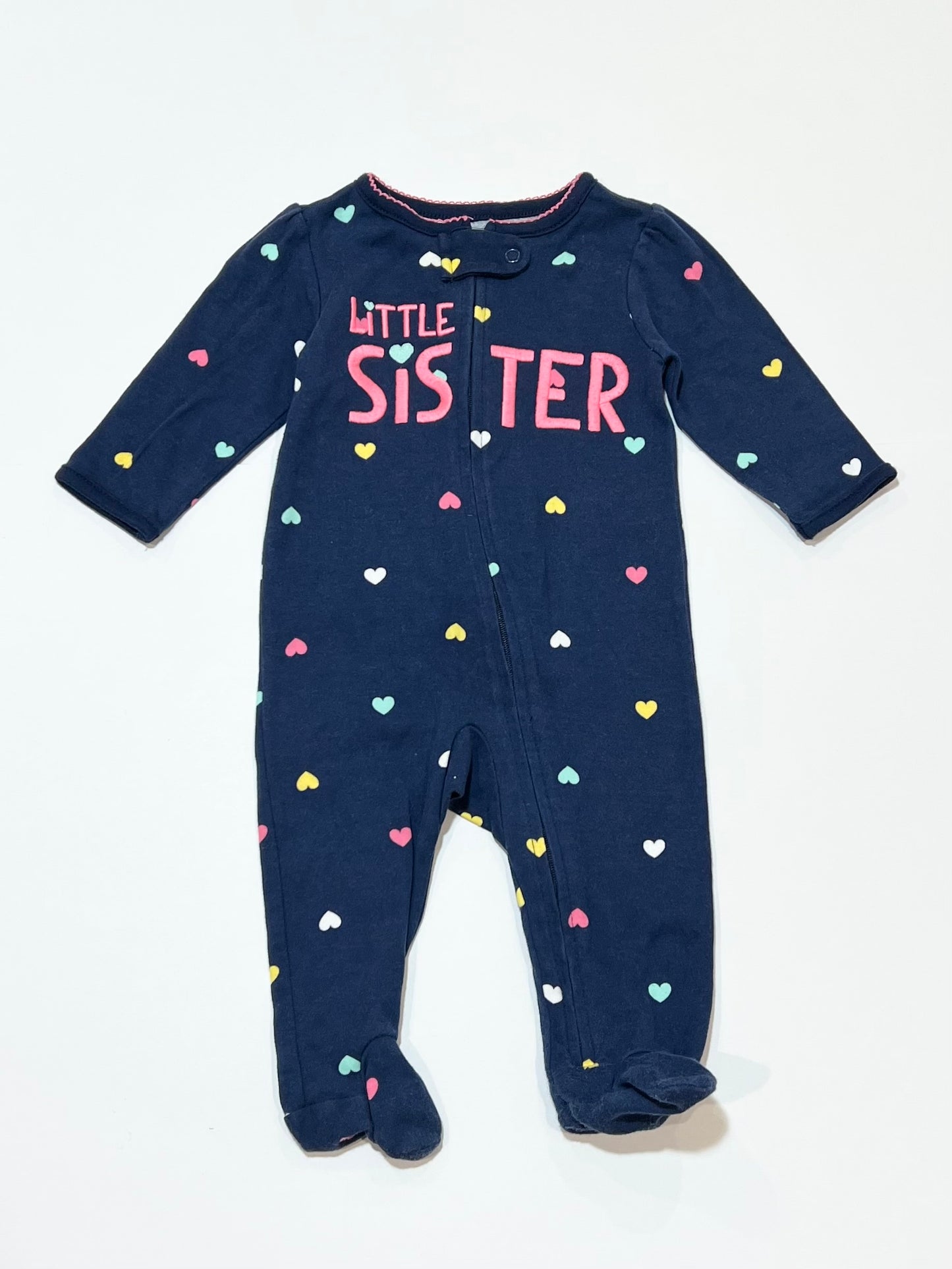 Little sister zip onesie - Size 00