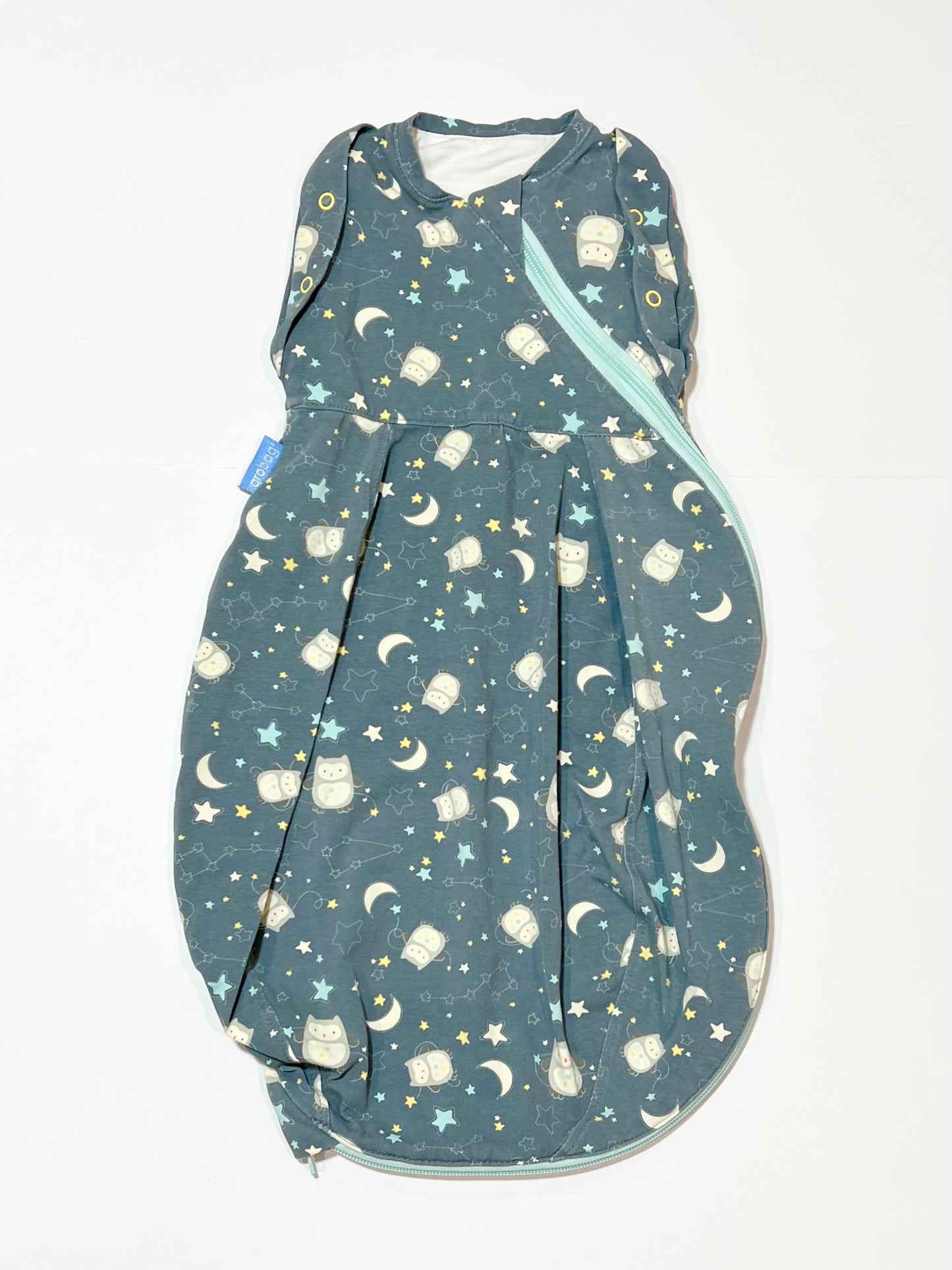 Grey owl swaddle light - Size 0-3 months
