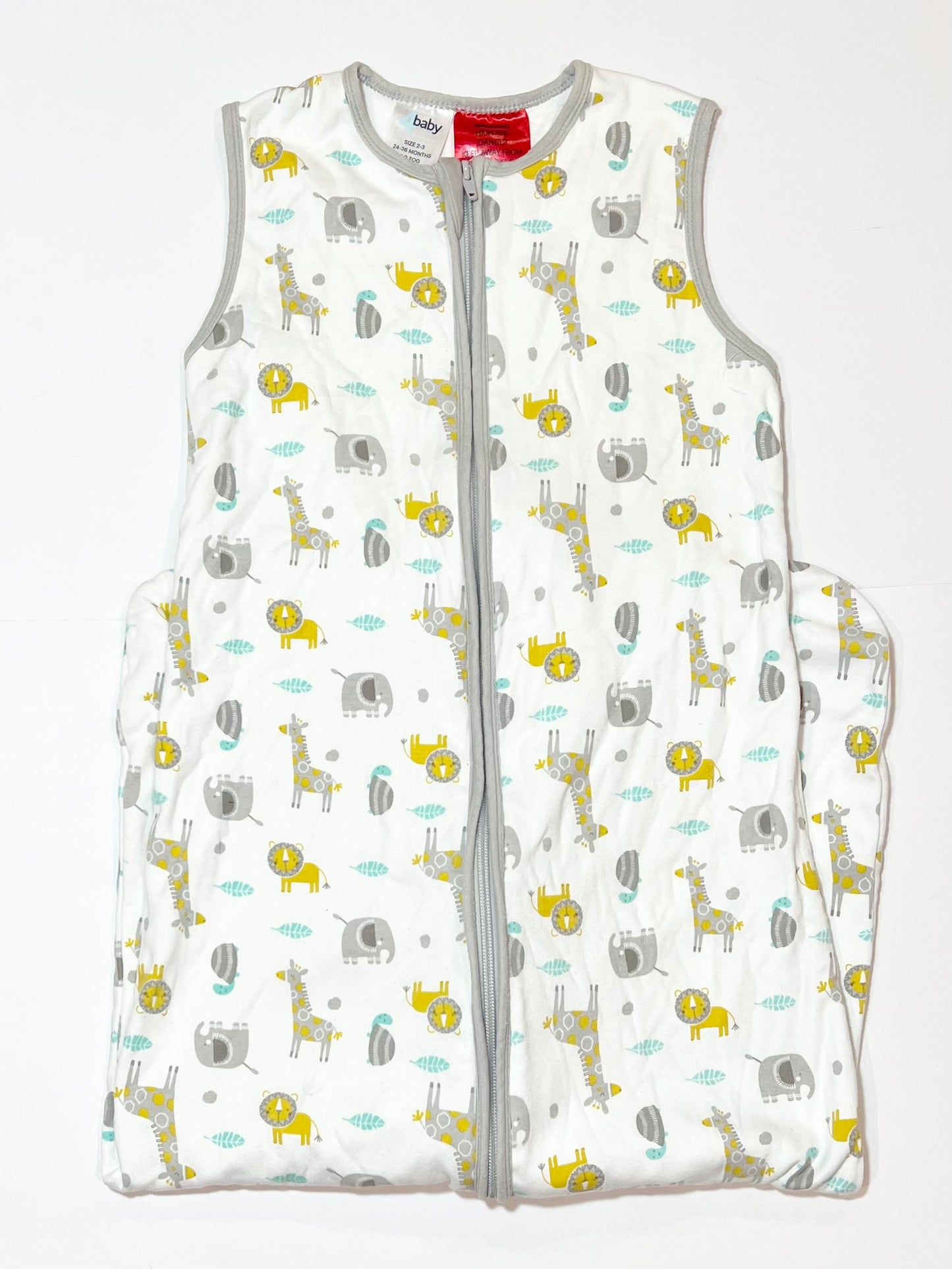 1.0 tog jersey sleeping bag - Size 24-36 months