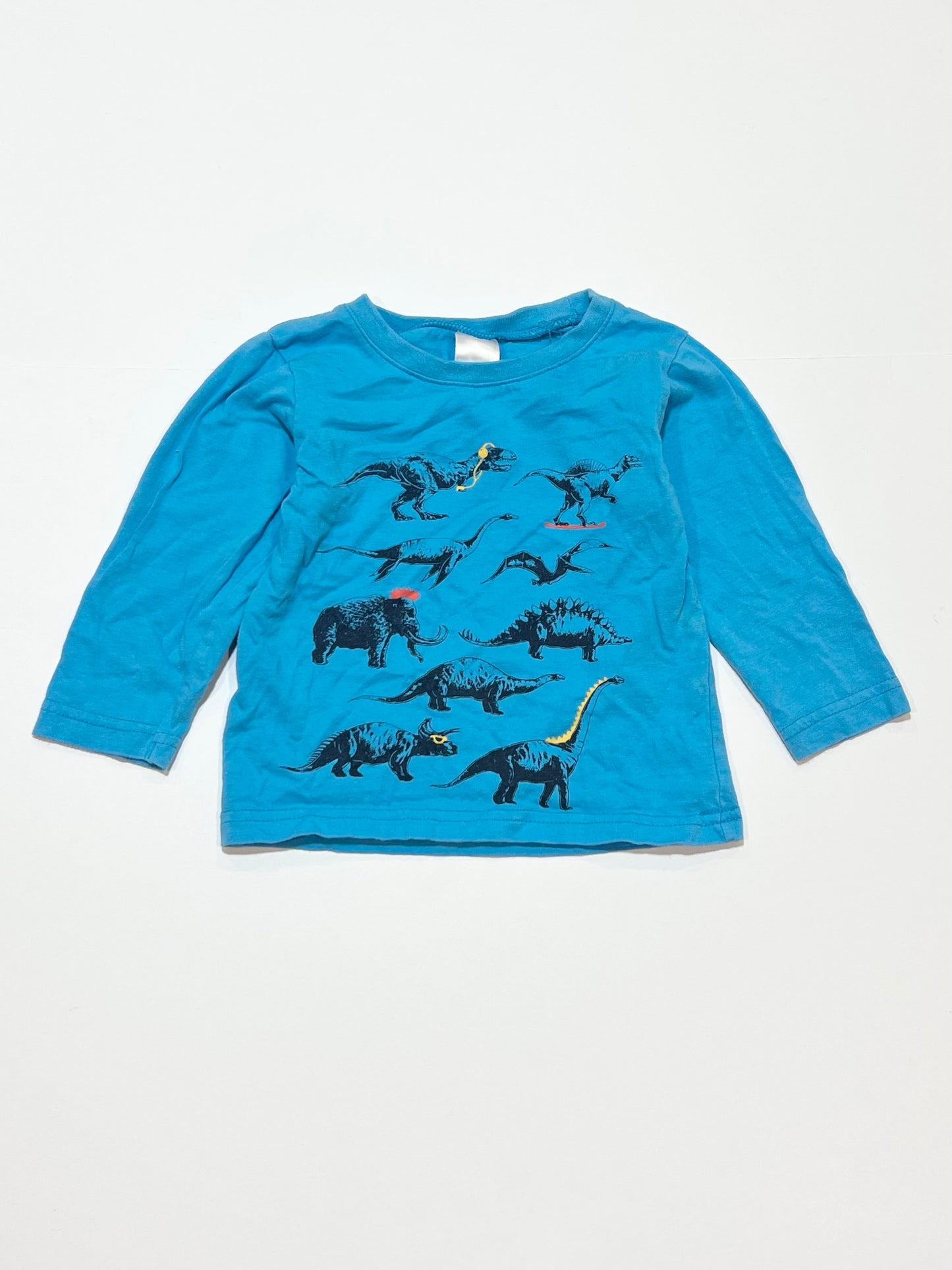 Blue dinosaur top - Size 0