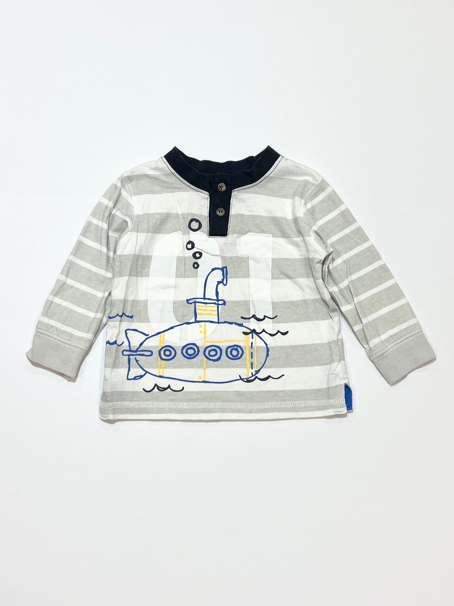 Striped submarine top - Size 0