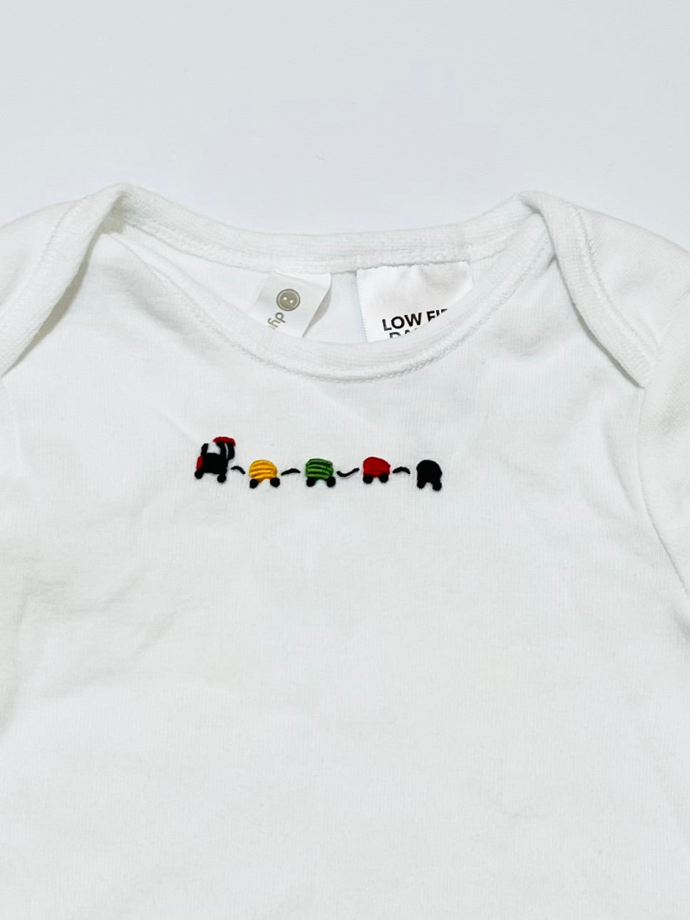 Embroidered train bodysuit - Size 0