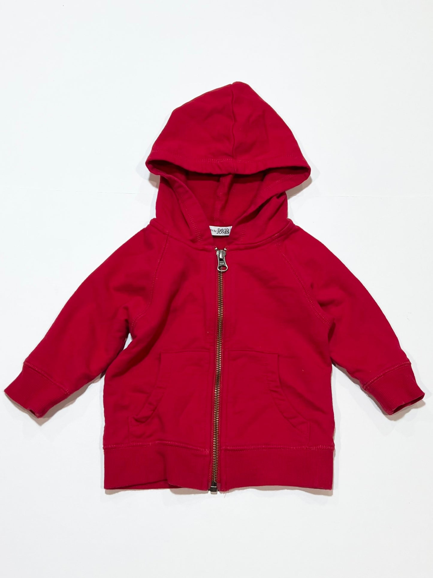 Red zip hoodie - Size 0