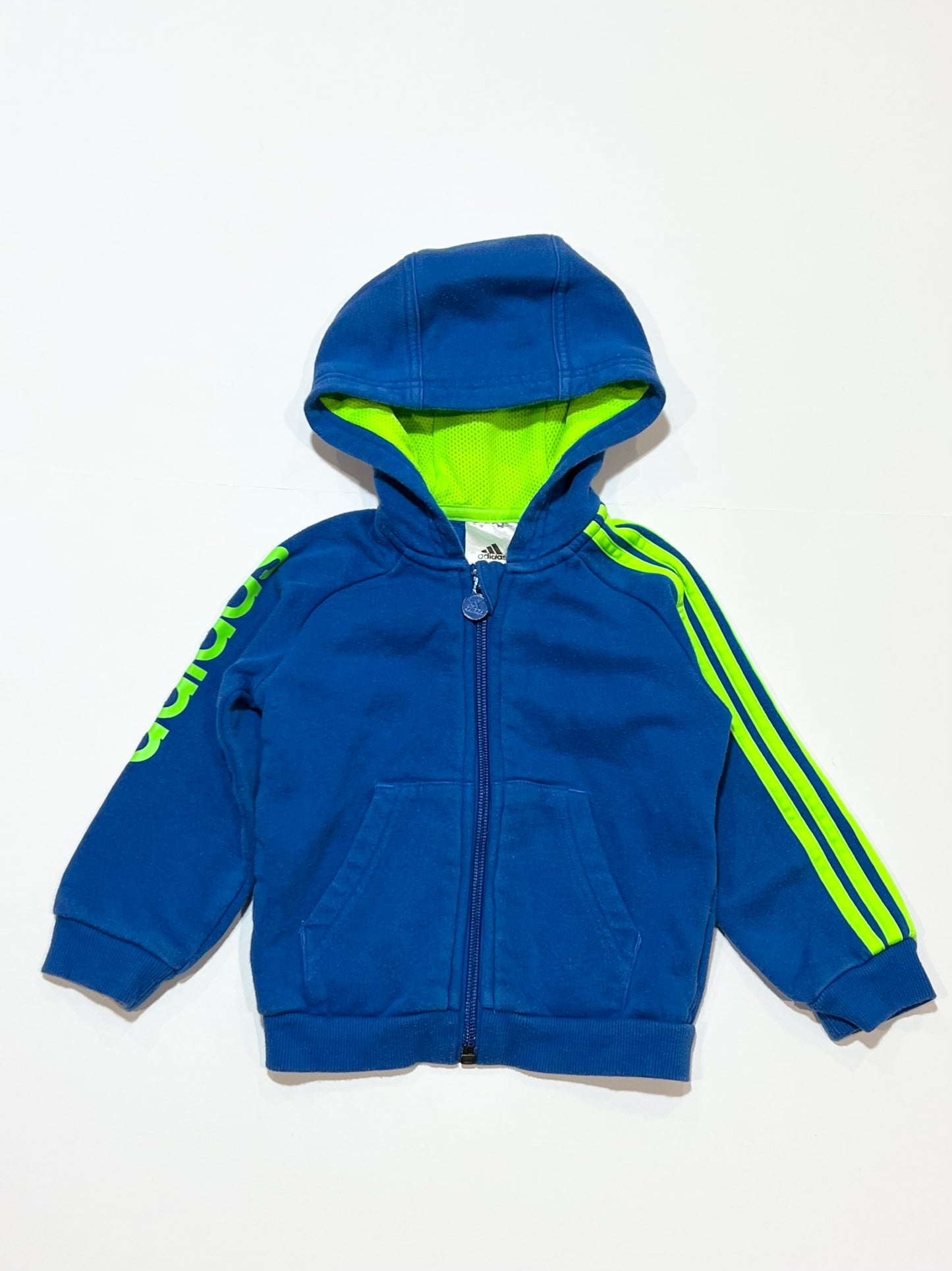 Blue zip hoodie - Size 6-9 months