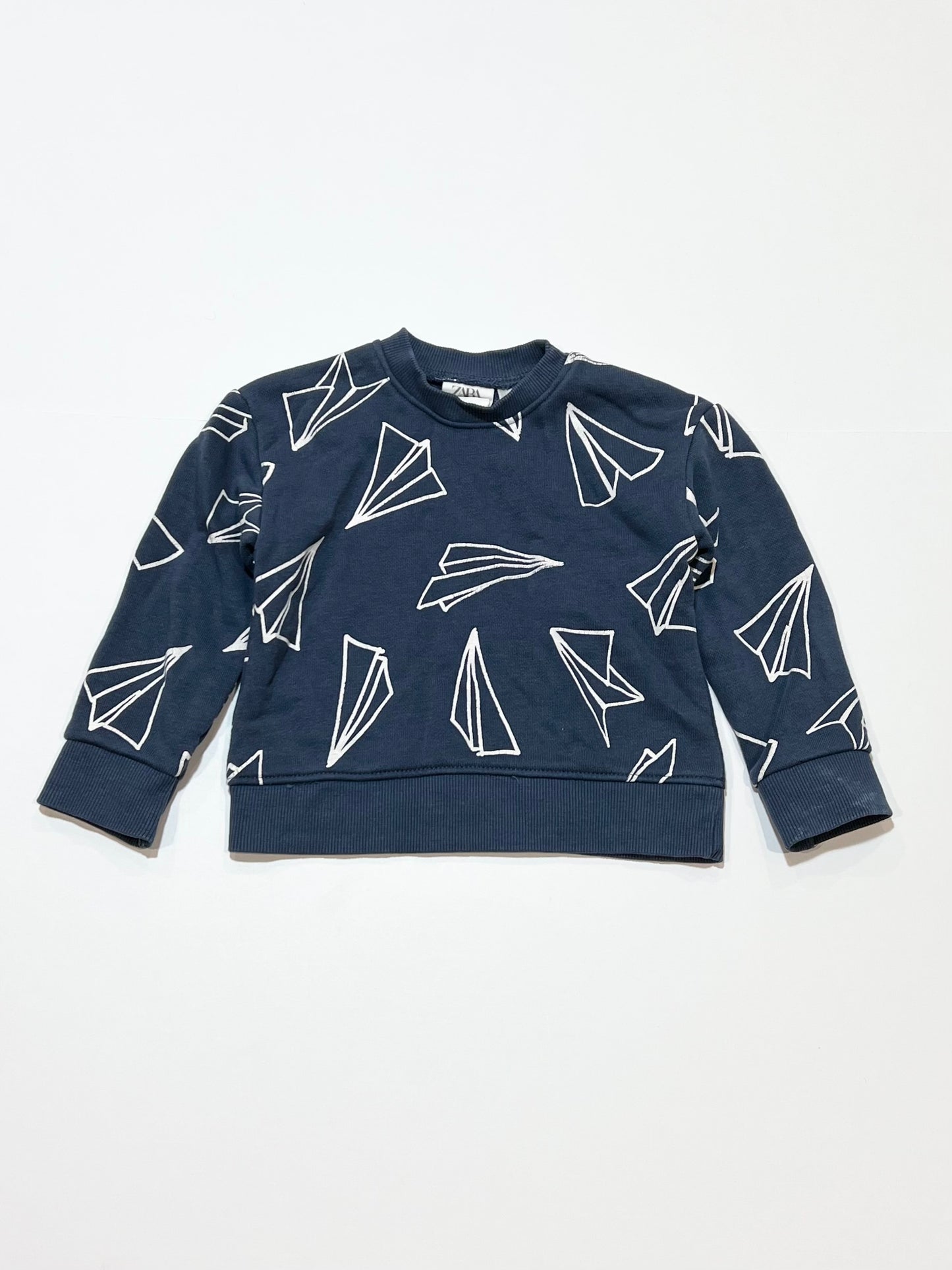 Paper planes sweater - Size 6-9 months