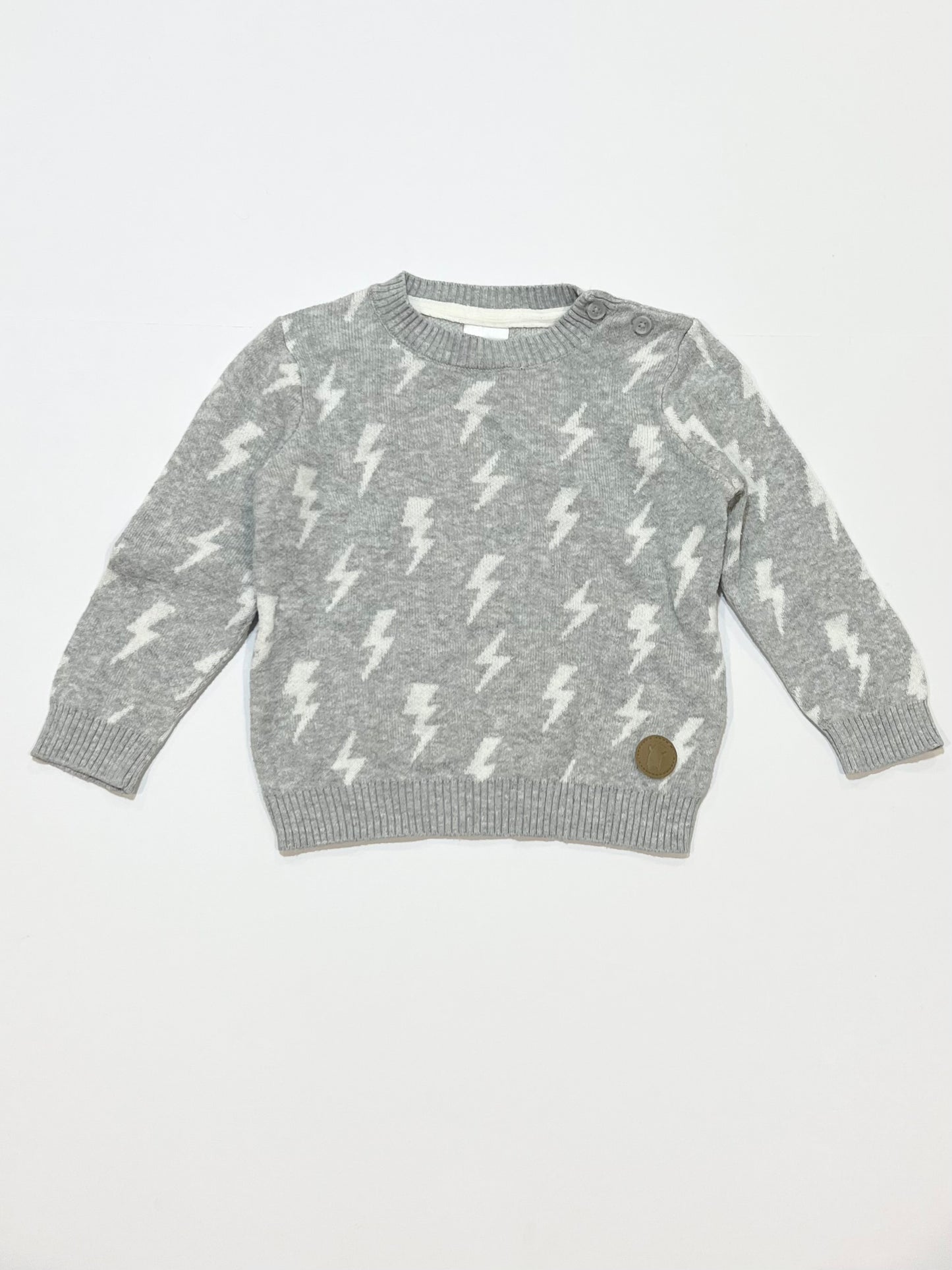 Grey knit jumper - Size 0