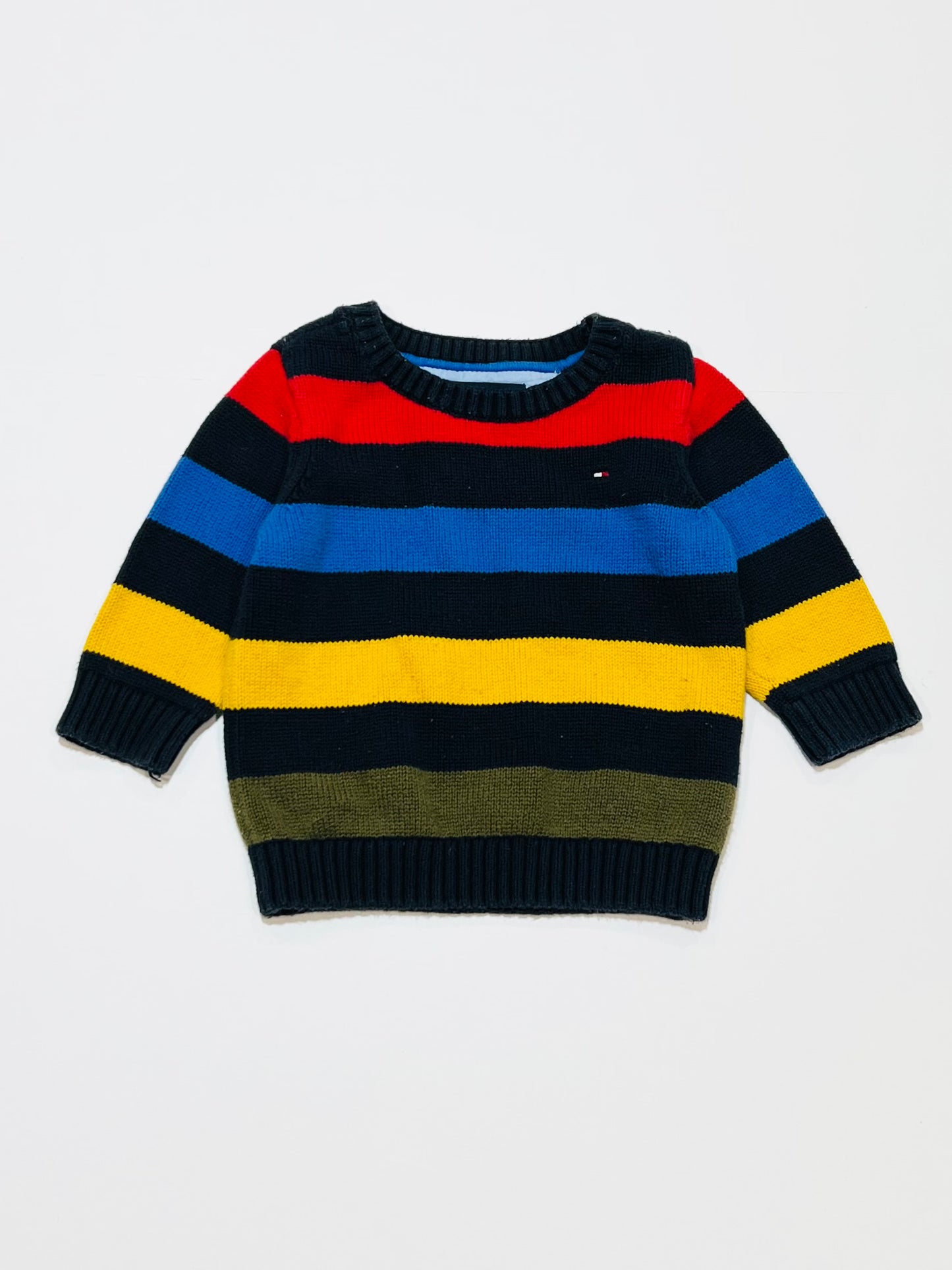 Striped knit jumper - Size 6-9 months