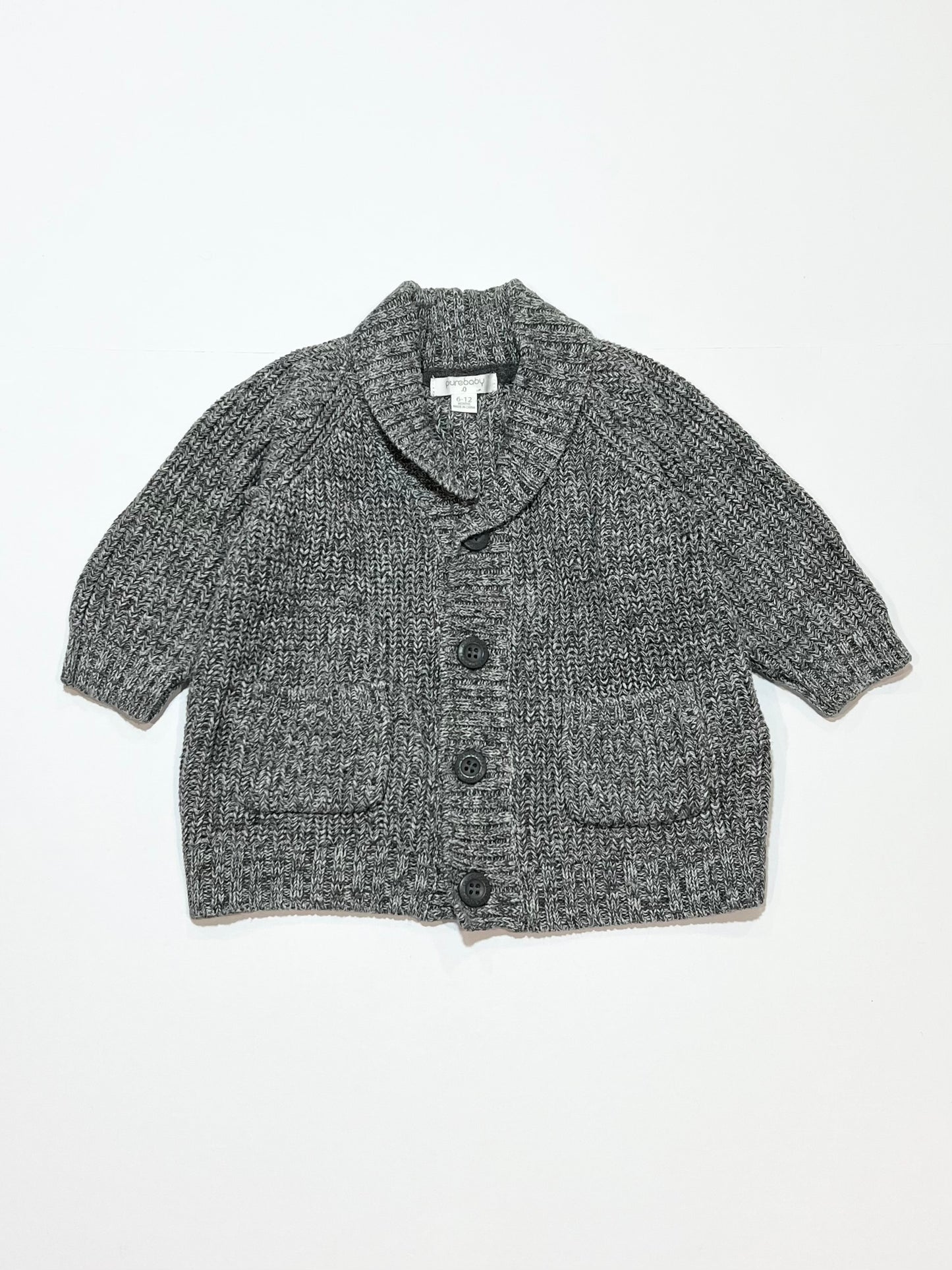 Grey knit jacket - Size 0