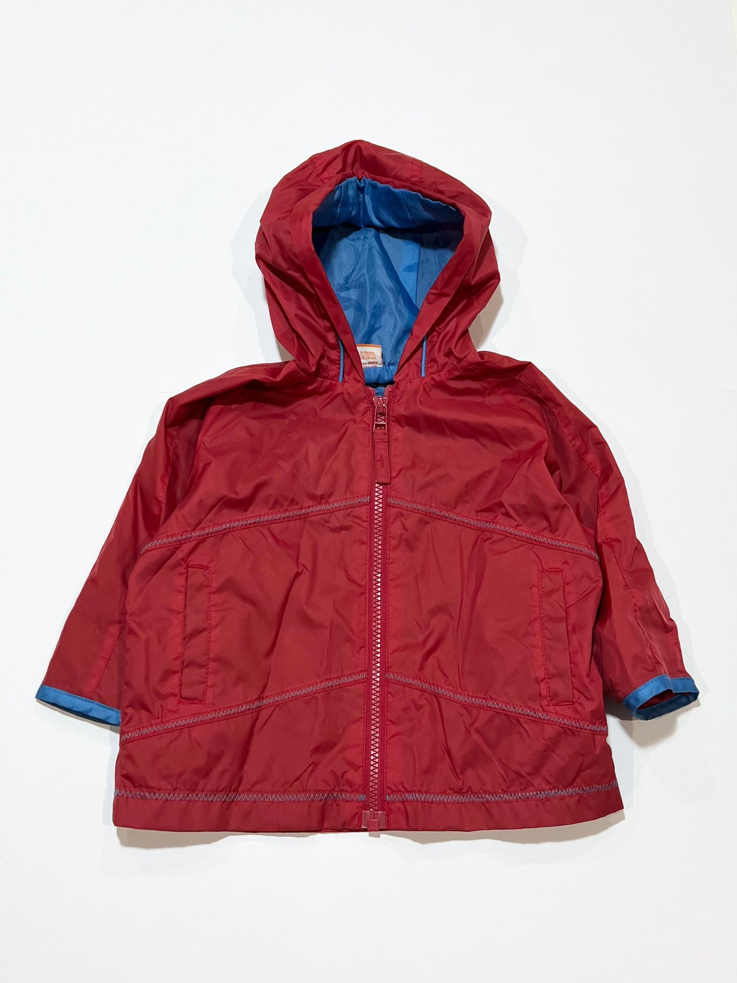 Red rain jacket - Size 6-9 months