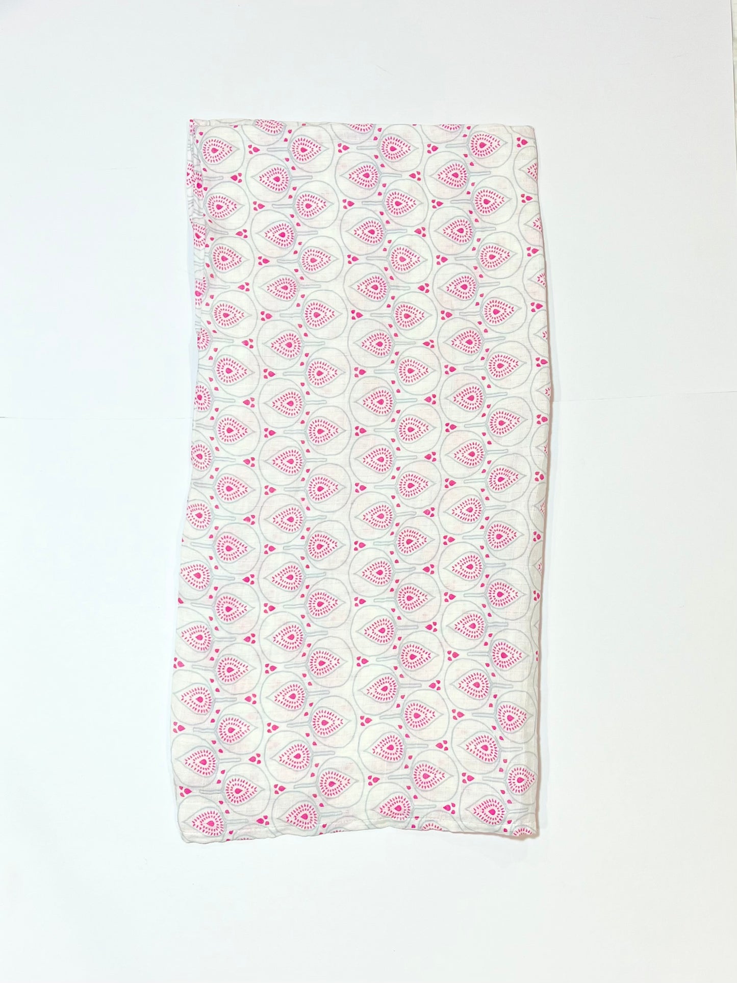 Pink trees muslin wrap