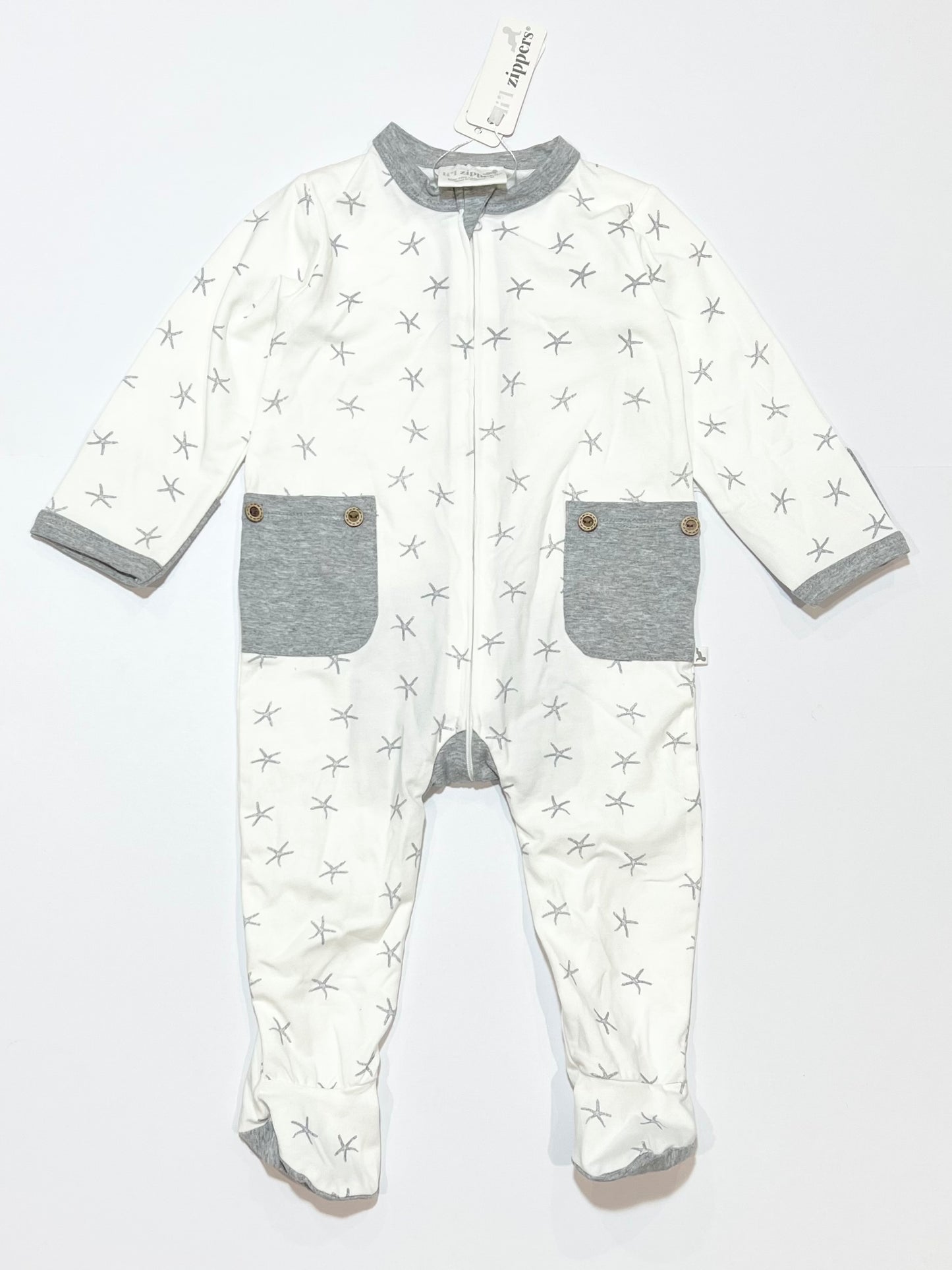 Starfish zip onesie brand new - Size 0