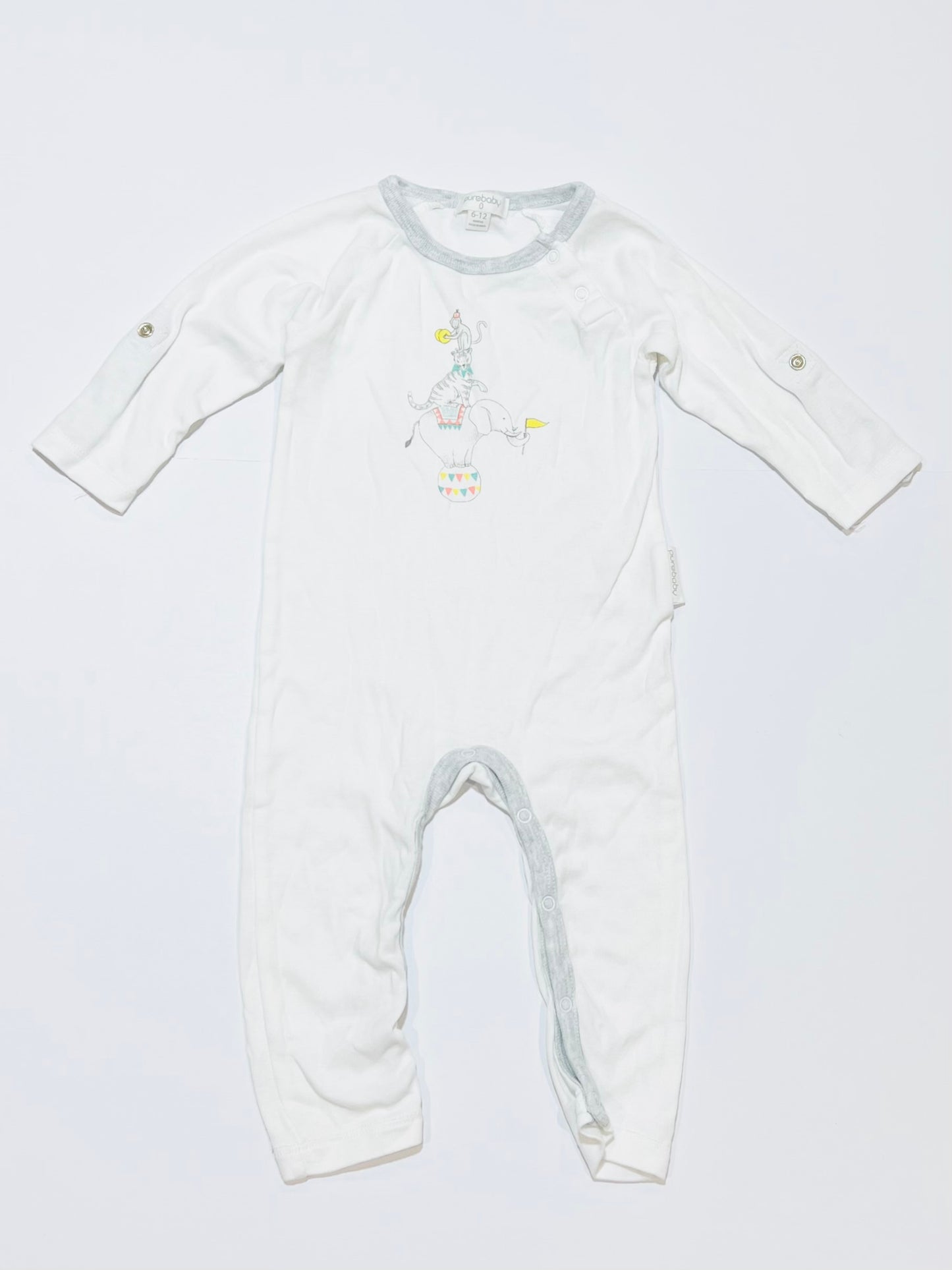White circus onesie - Size 0