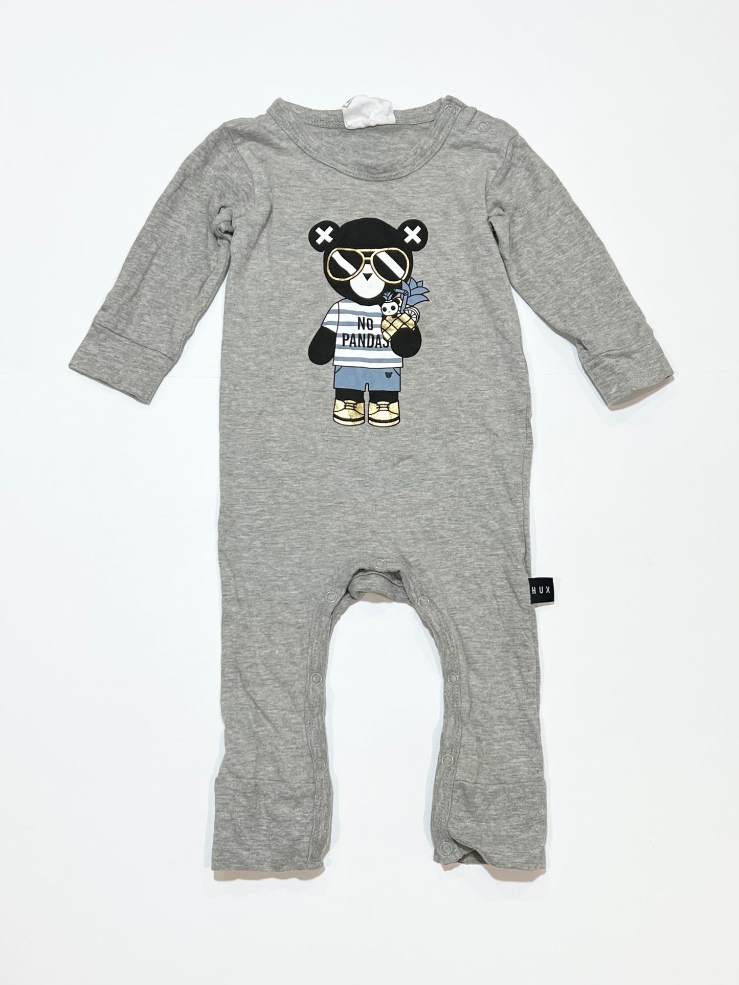 Grey bear onesie - Size 0