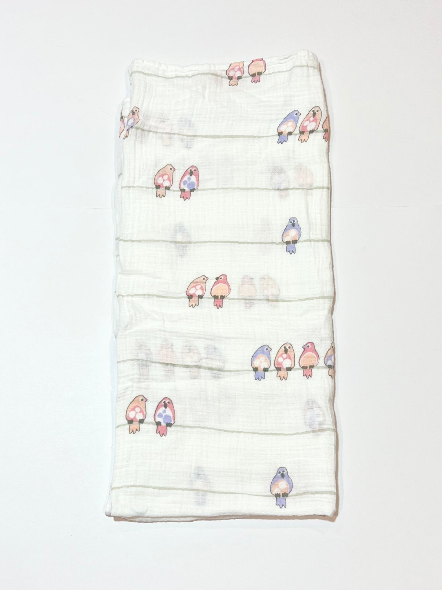 Birds muslin wrap
