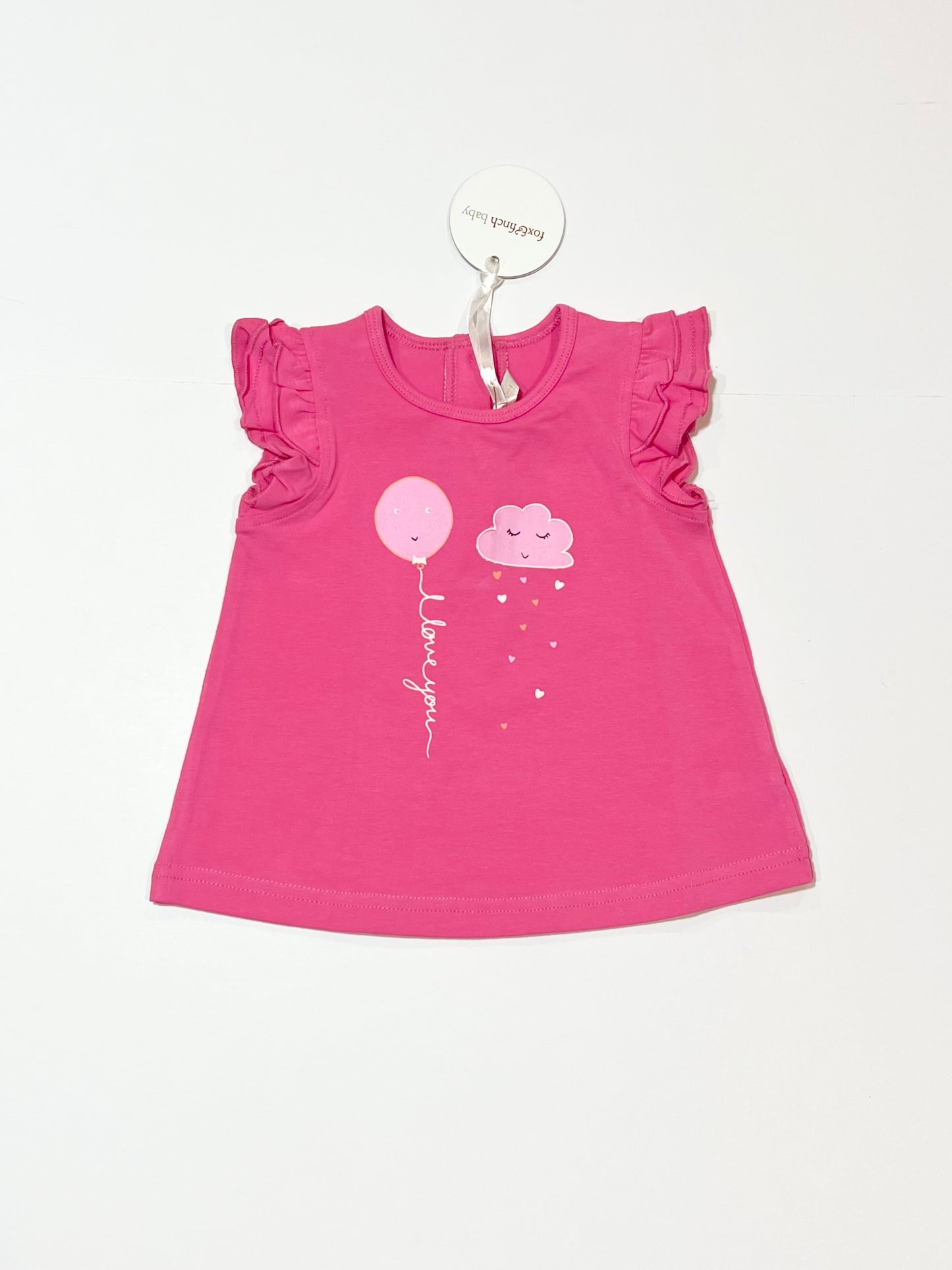 Pink tee brand new - Size 6-9 months