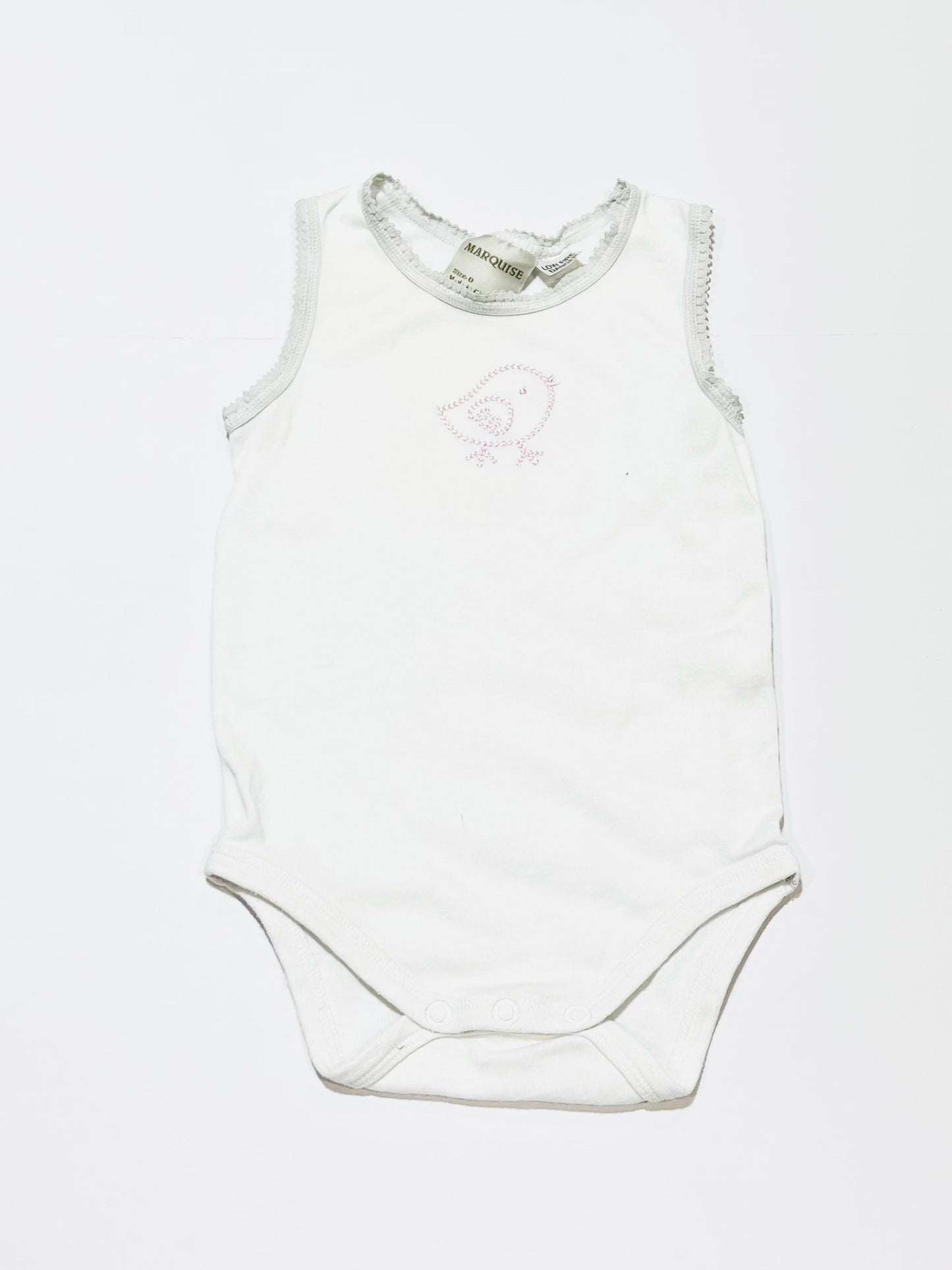 Pink chick bodysuit - Size 0