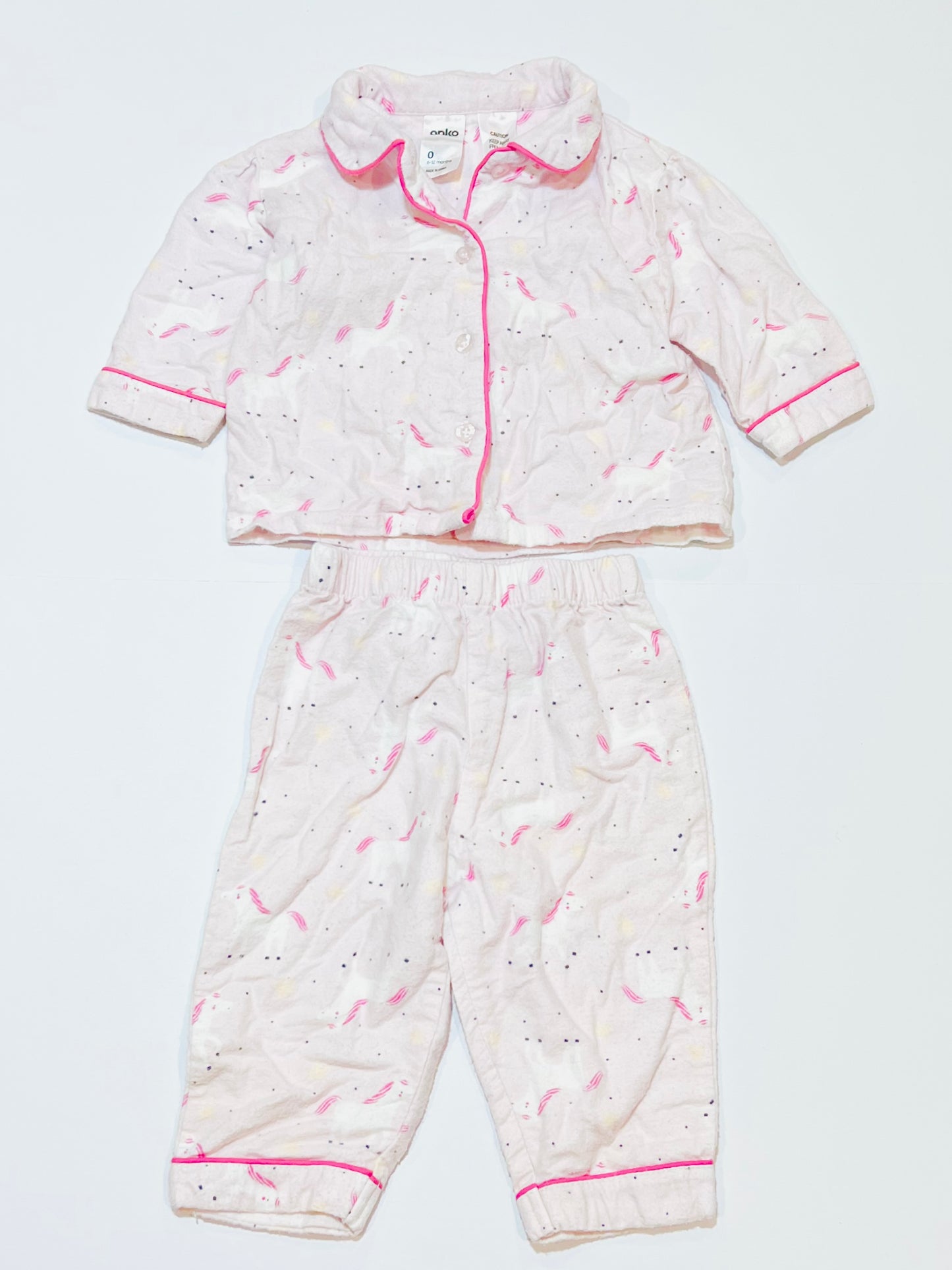 Flannelette pyjamas - Size 0