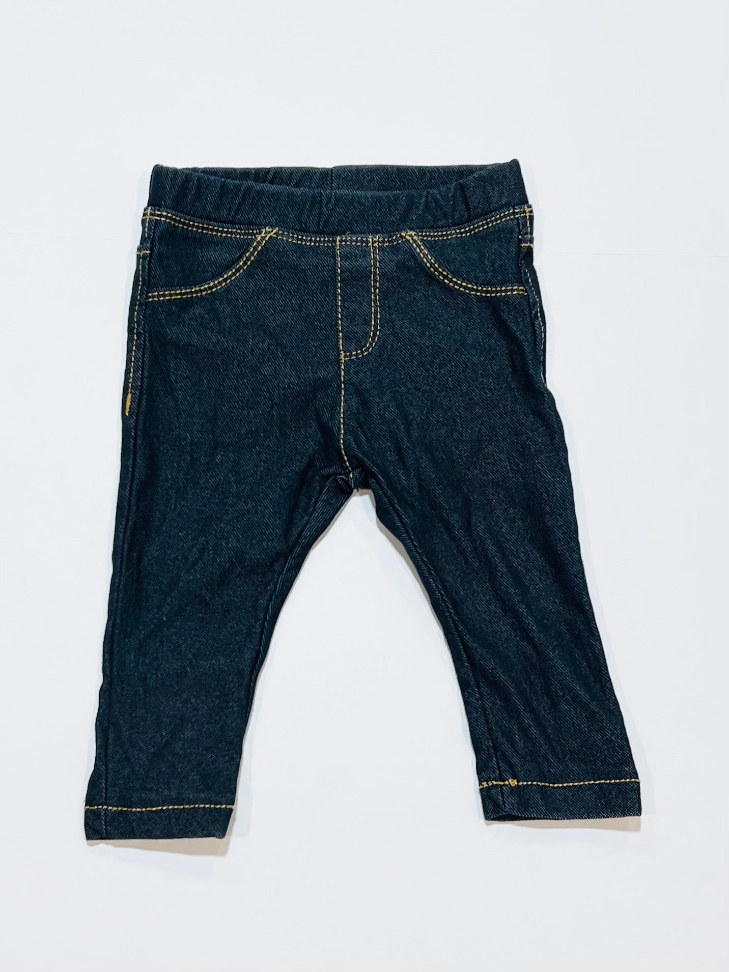 Blue jeggings - Size 6-9 months