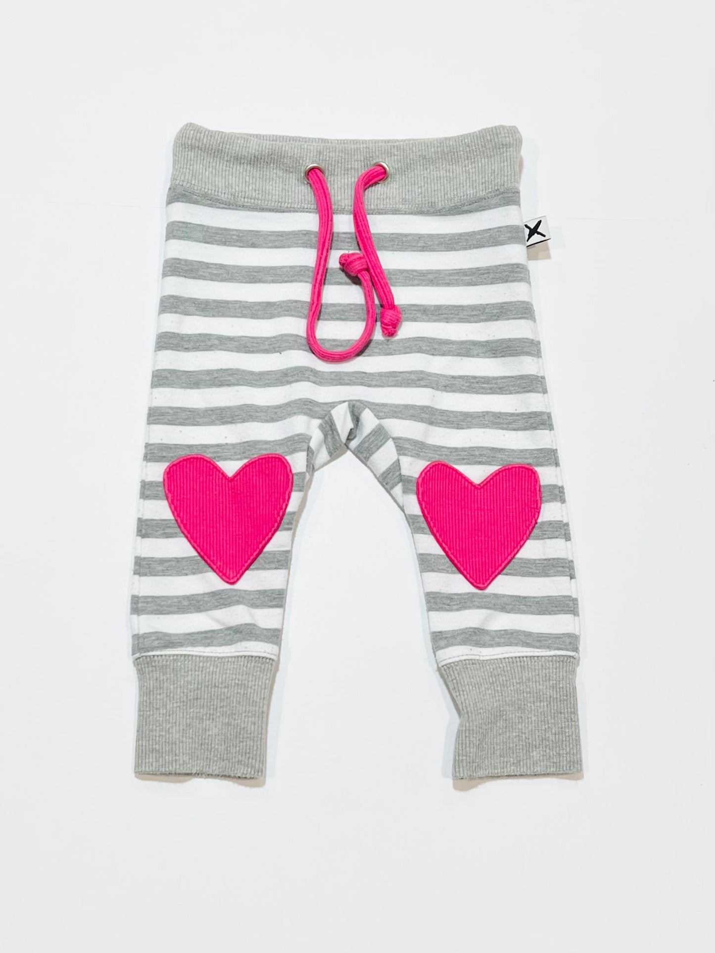 Striped heart pants - Size 0
