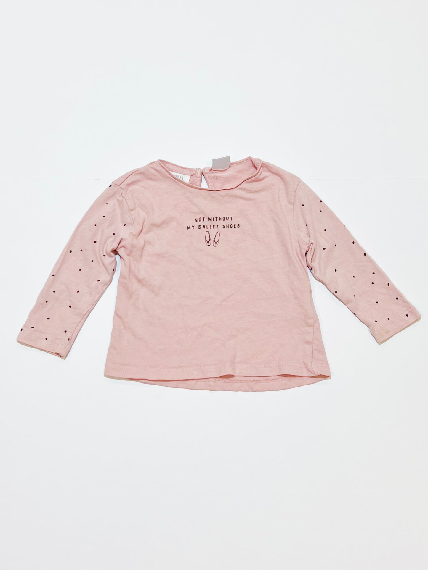 Ballet shoes top - Size 6-9 months