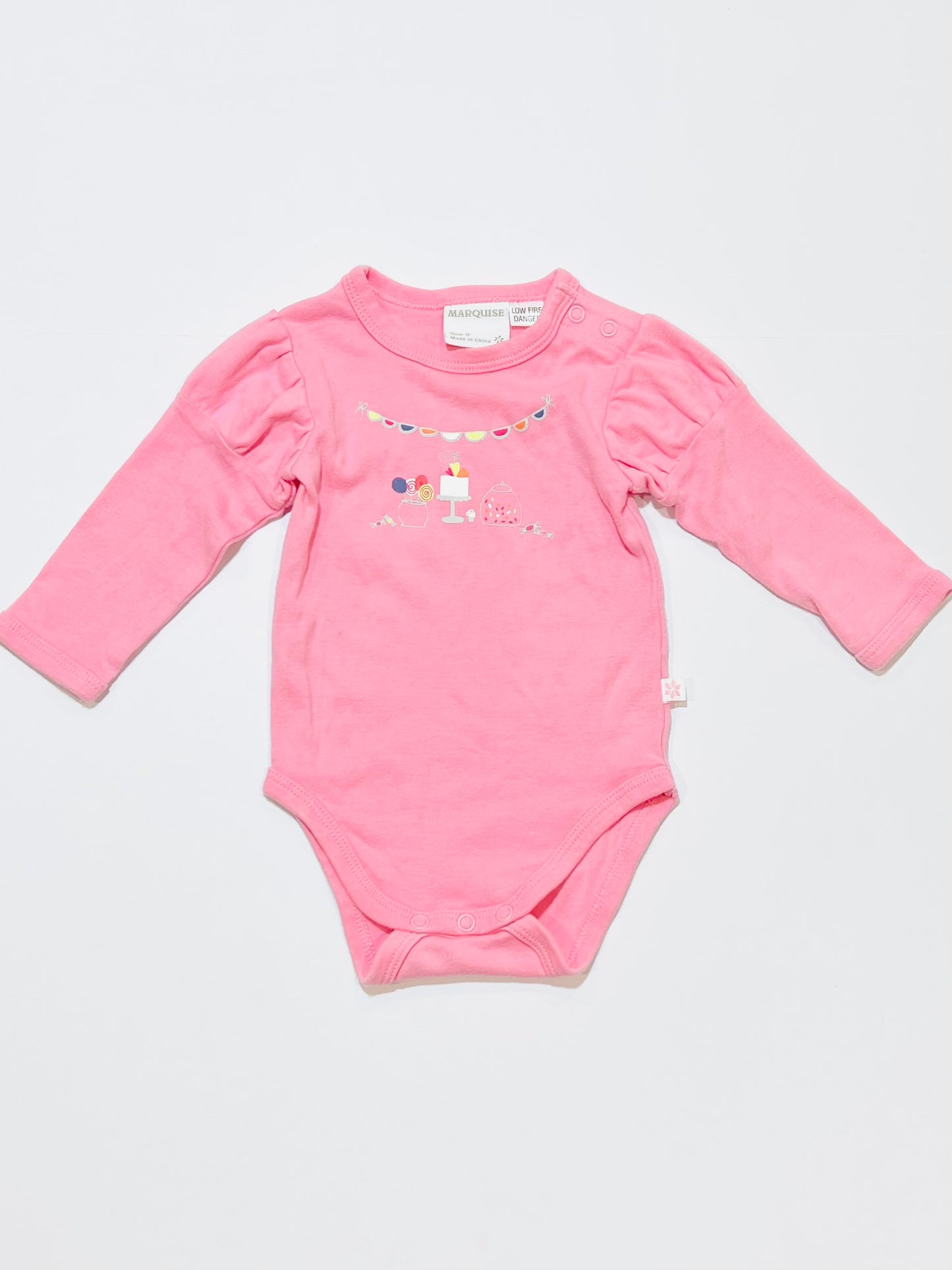 Pink party bodysuit - Size 0
