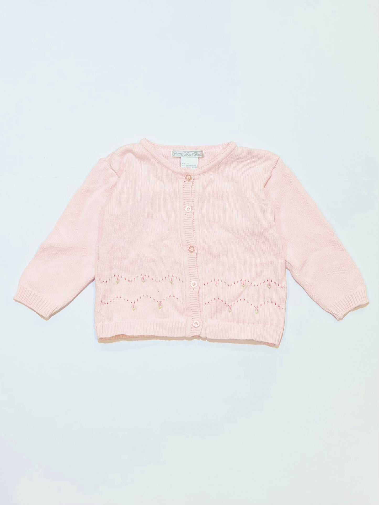 Pink cardigan - Size 0