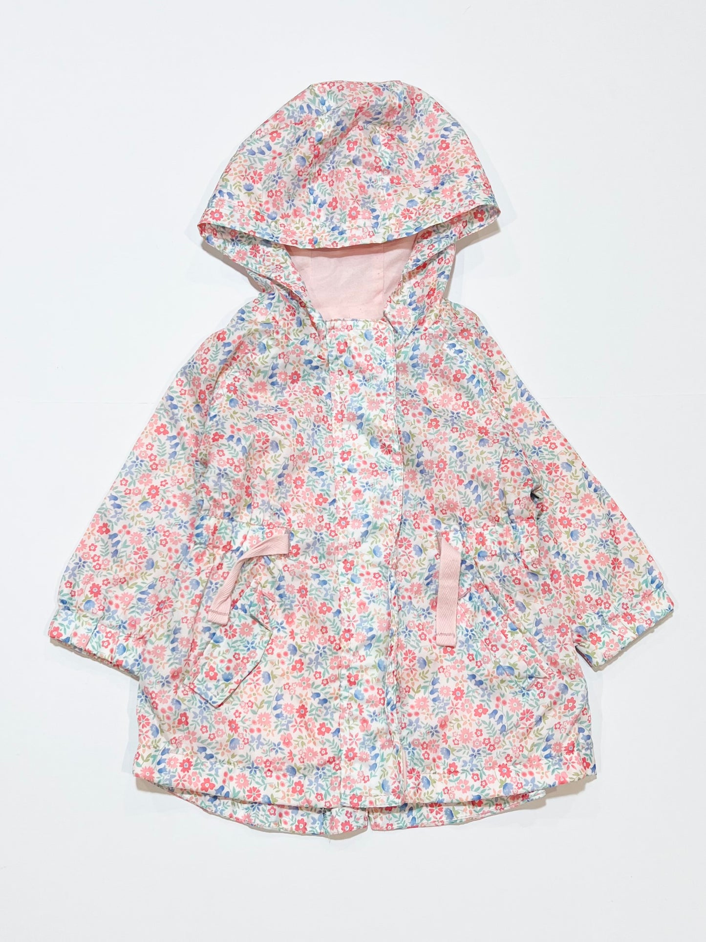 Floral rain jacket - Size 6-9 months