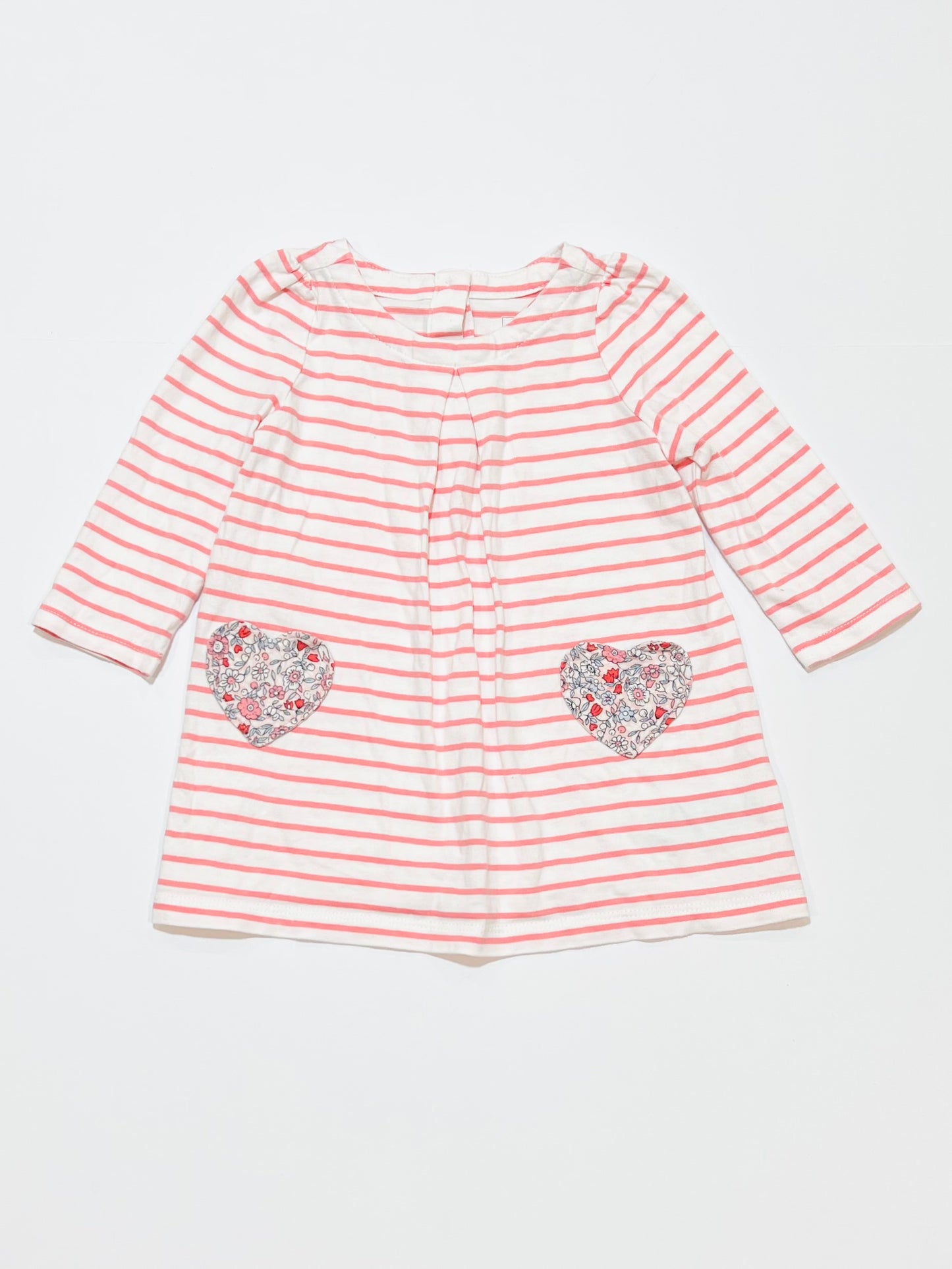 Striped heart dress - Size 0