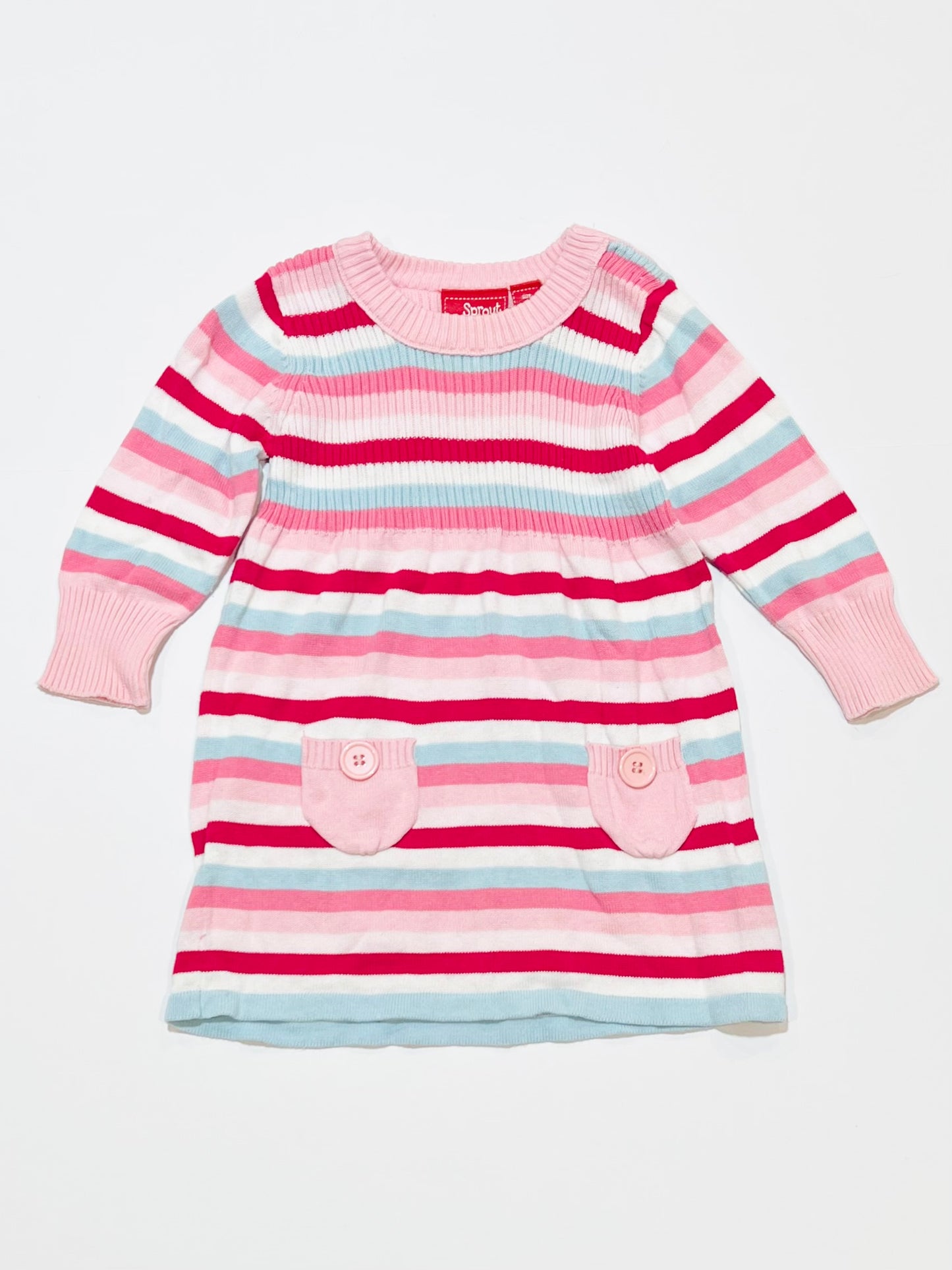 Striped knit dress - Size 0