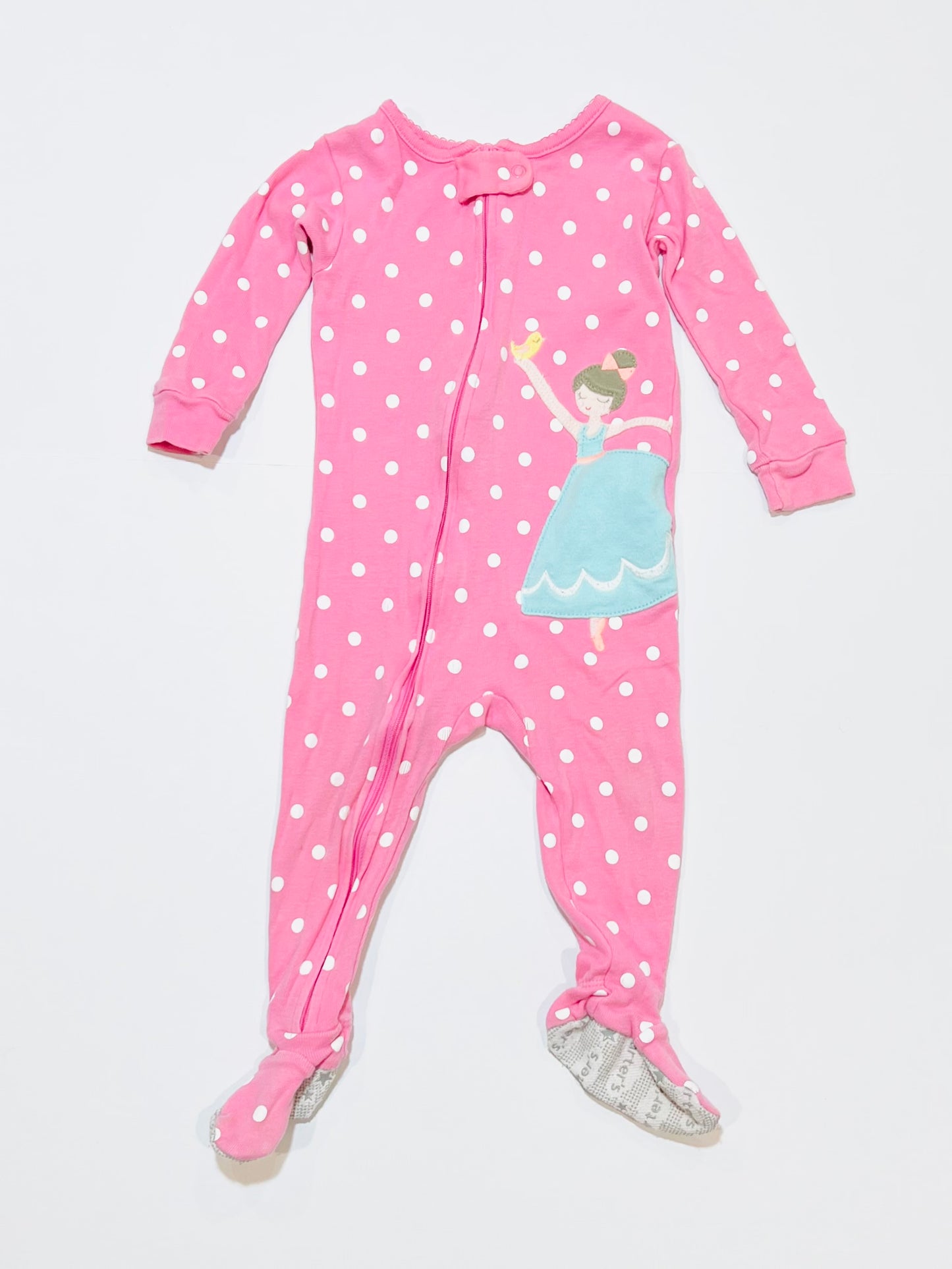 Pink zip onesie - Size 0