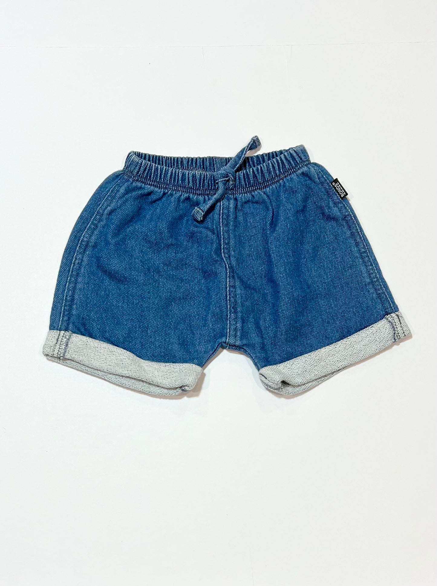 Denim terry shorts - Size 000