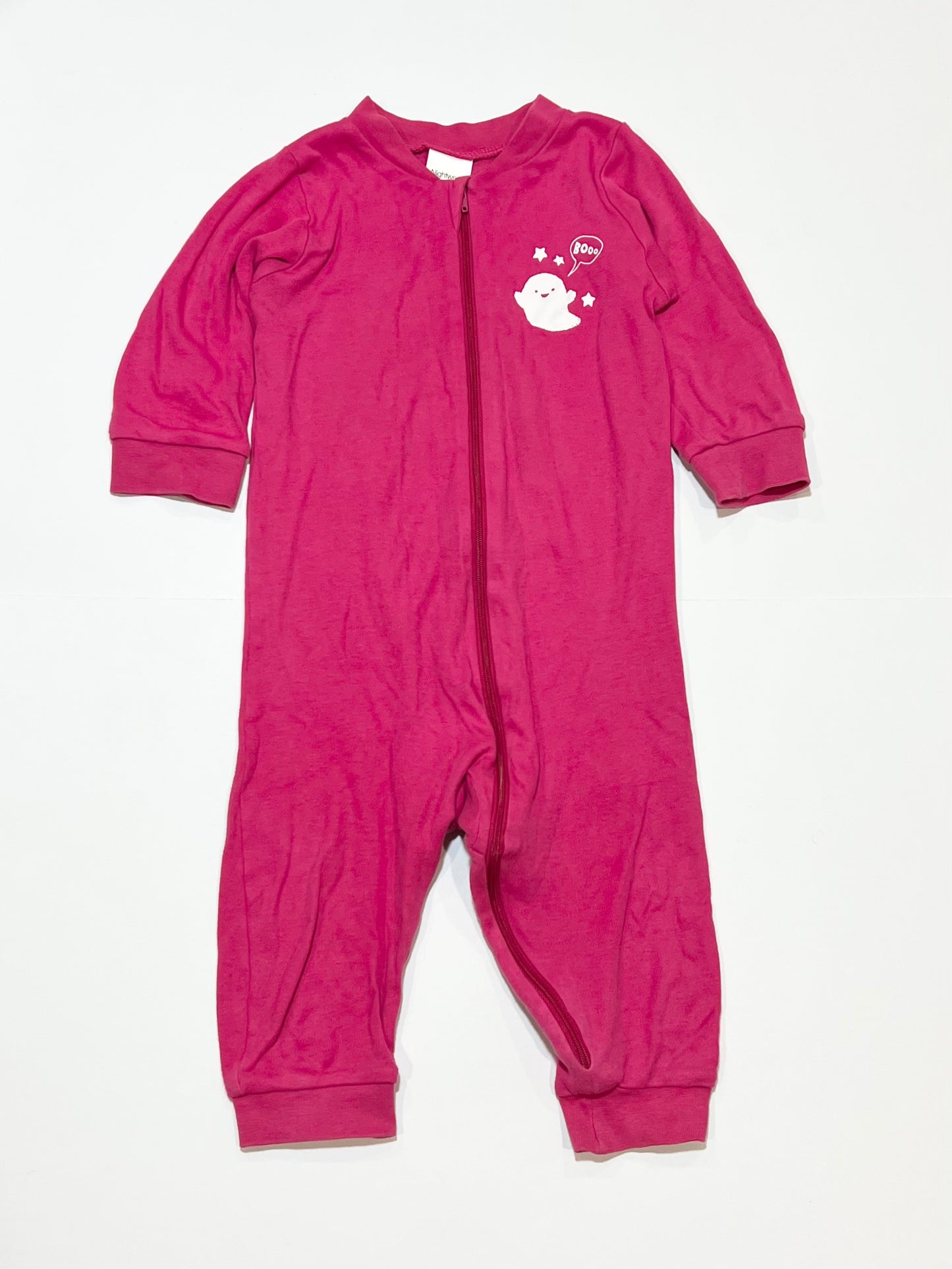 Pink ghost onesie - Size 0