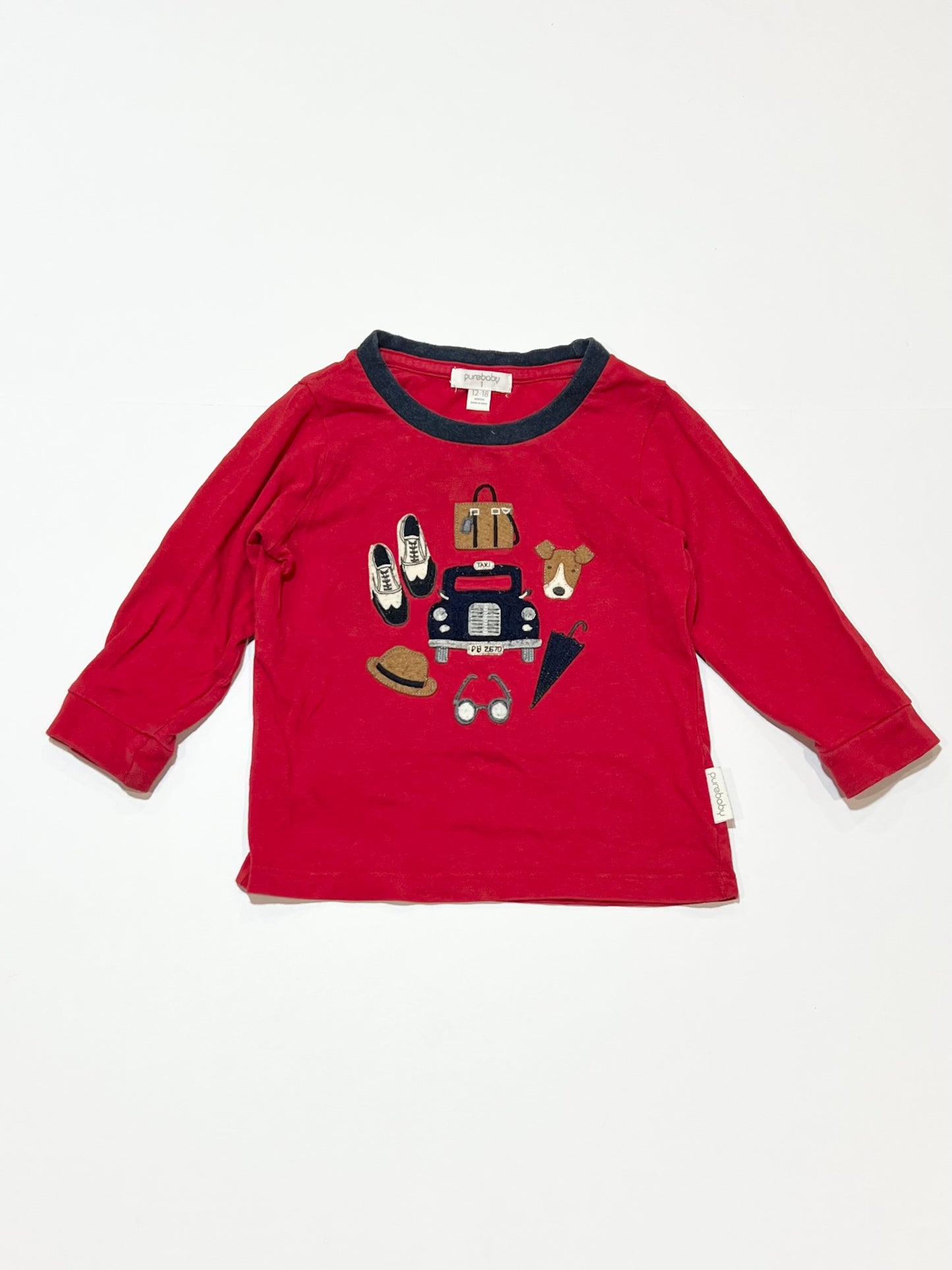 Red taxi top - Size 1