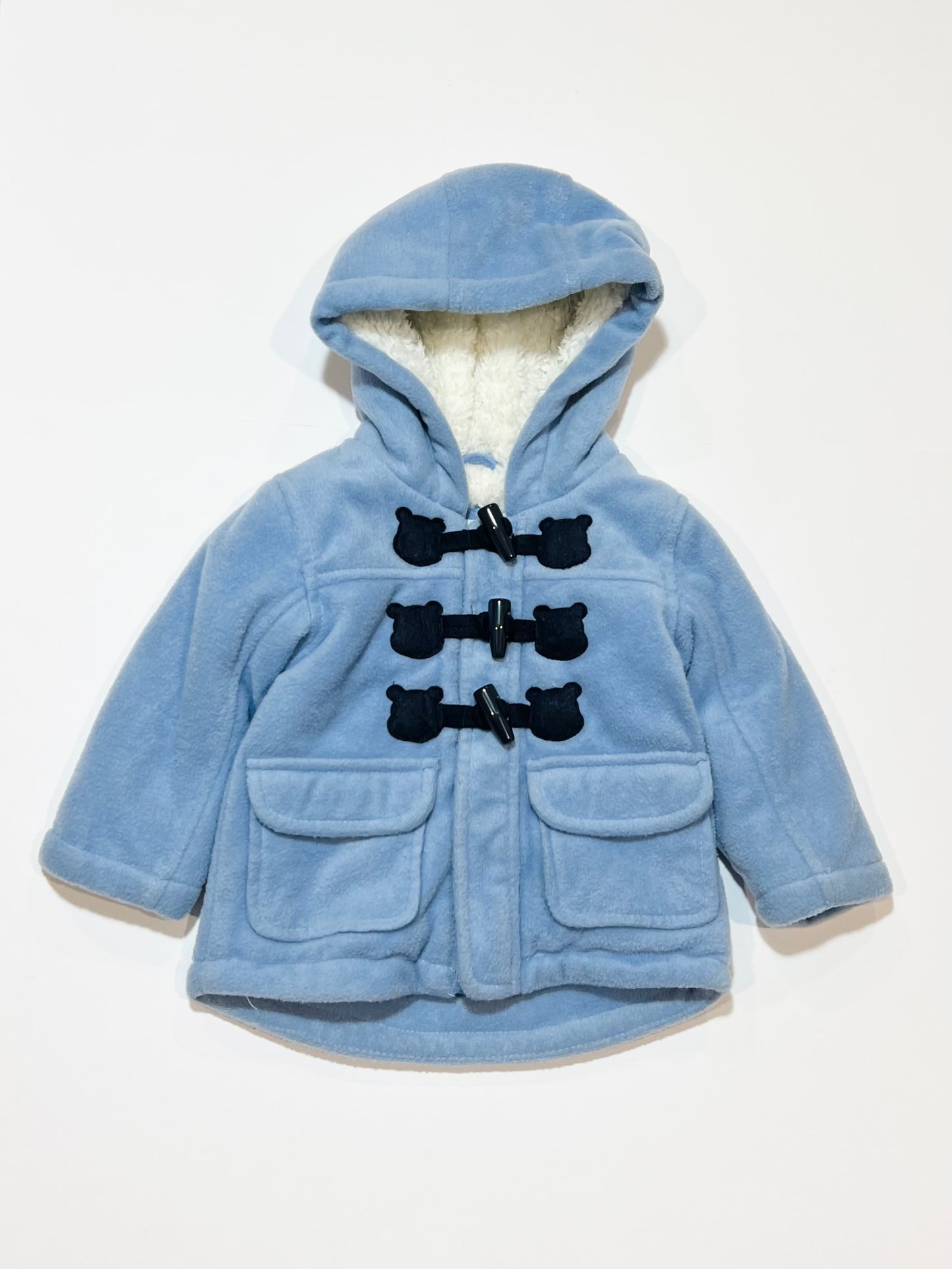 Blue fleece jacket - Size 6-9 months